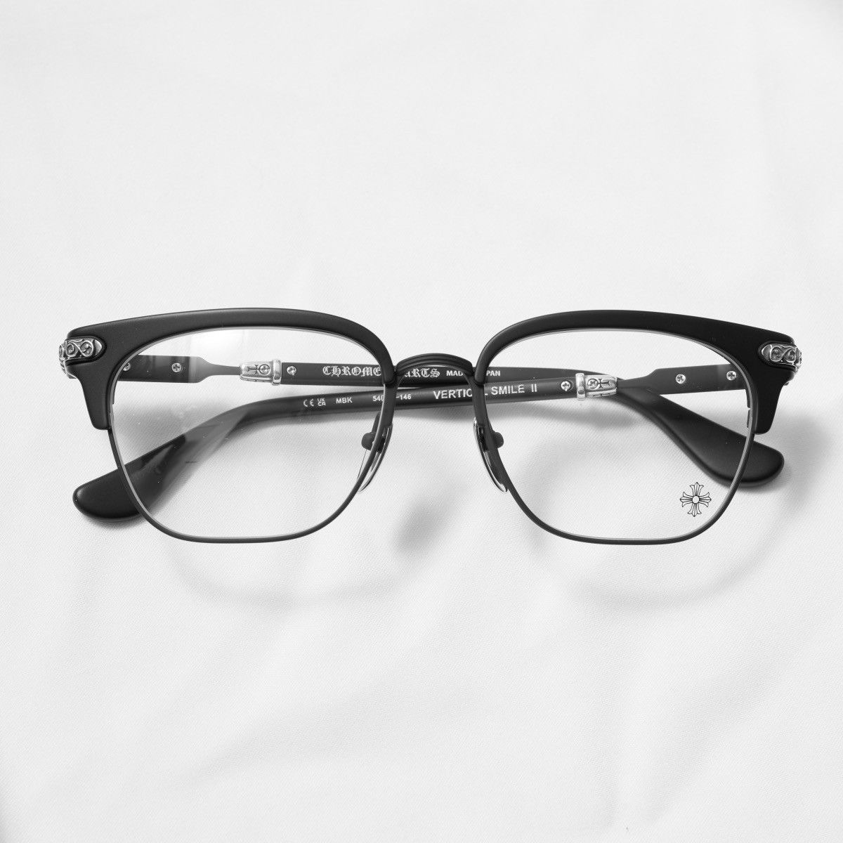 Chrome Hearts CHROME HEARTS VERTICAL SMILE II MATTE BLACK GLASSES Size ONE SIZE - 6 Thumbnail