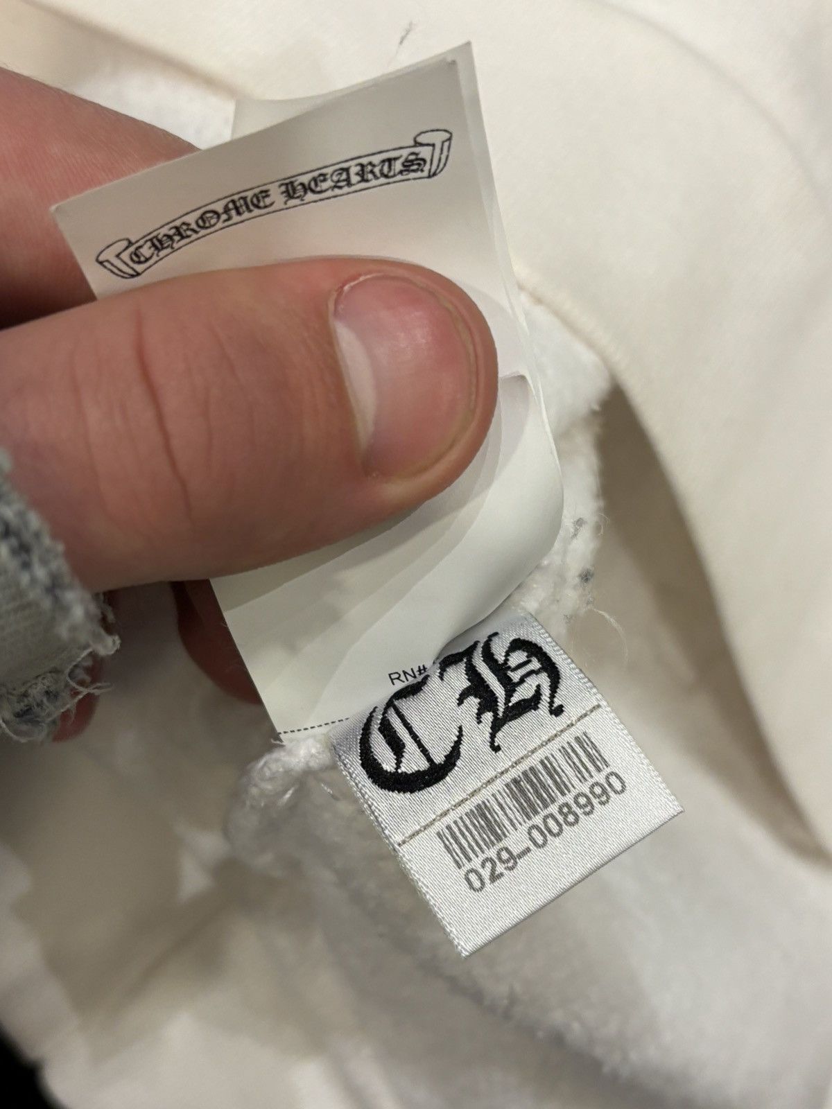 Chrome Hearts Chrome Hearts Cross Patch Quarter Zip - White Size US S / EU 44-46 / 1 - 15 Thumbnail