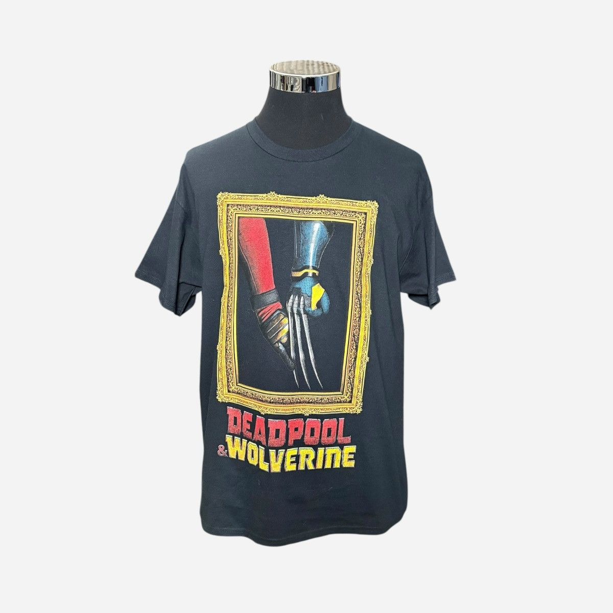 Marvel Comics Marvel Studios Men’s Black Deadpool Graphic T-Shirt Sz L Size US L / EU 52-54 / 3 - 6 Thumbnail