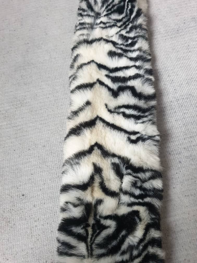 Japanese Brand Unnamed Zebra design Made in France neck warmer Size ONE SIZE - 3 Thumbnail