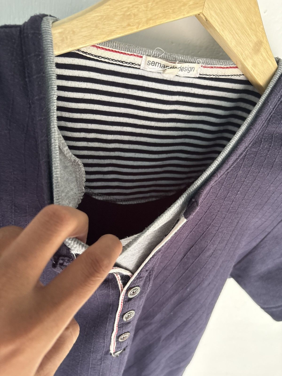 semanticdesign semanticdesign triple layer button up short shirt Size US M / EU 48-50 / 2 - 6 Thumbnail
