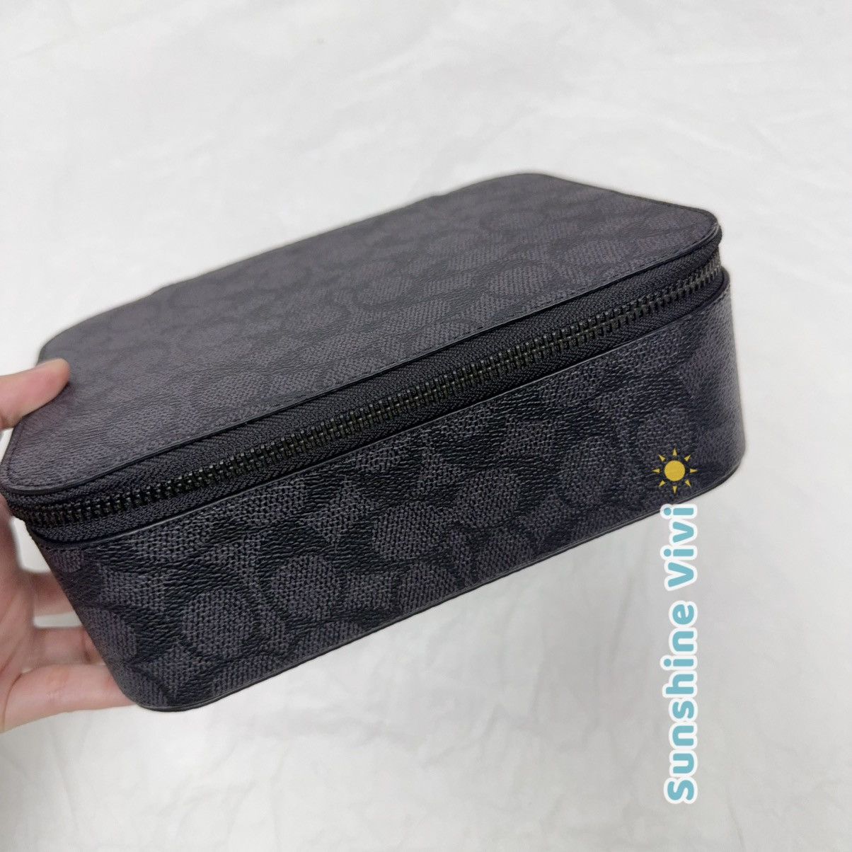 Coach NWT Coach Tech Organizer Zip Case Charcoal/Denim cy392 Size ONE SIZE - 5 Thumbnail