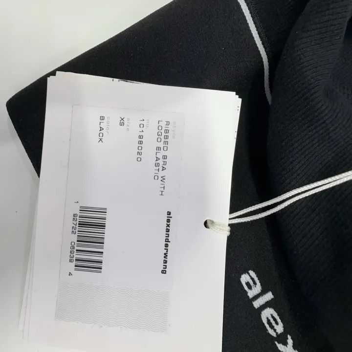 Alexander Wang Alexander Wang SS22 Black Logo Sport Bra - Size XS / US 0-2 / IT 36-38 - 3 Thumbnail