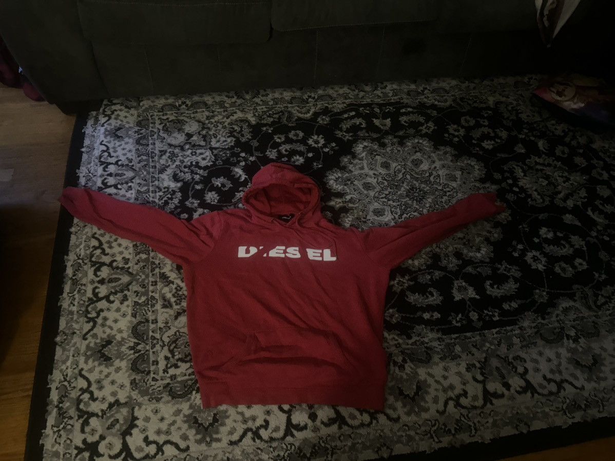 Diesel Red limited diesel hoodie Size US S / EU 44-46 / 1 - 3 Thumbnail