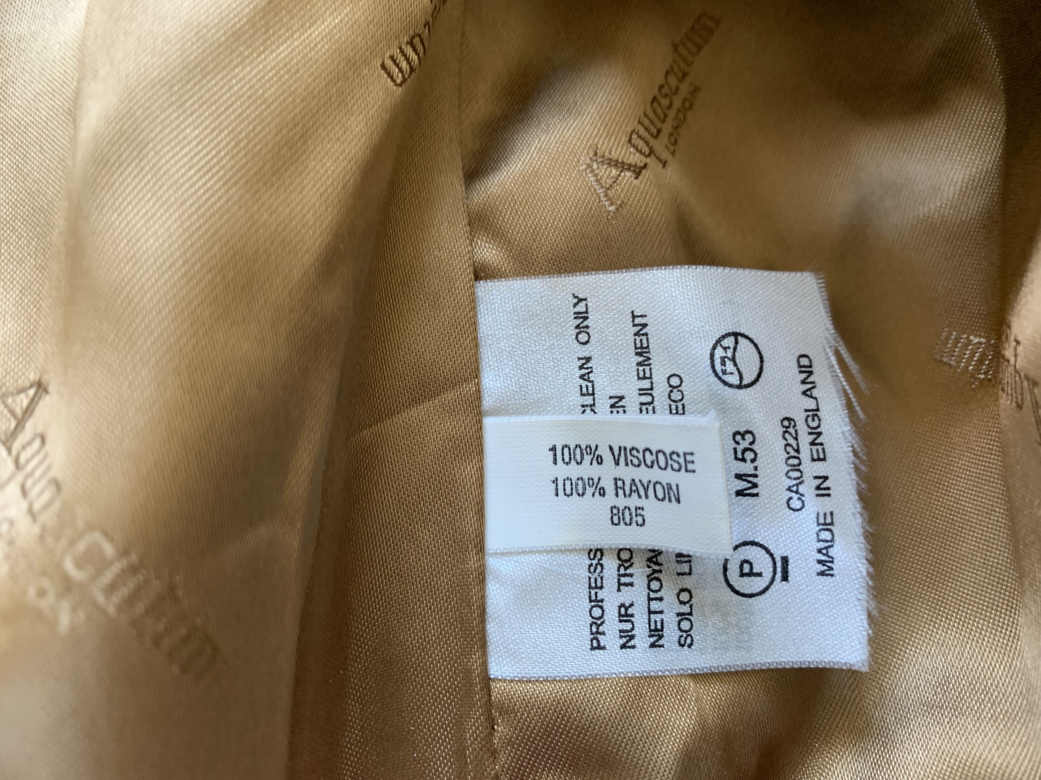 Aquascutum × Vintage Aquascutum Of London Pure Camelhair Vintage Womens Coat Size XXL / US 16-18 / IT 52-54 - 9 Thumbnail
