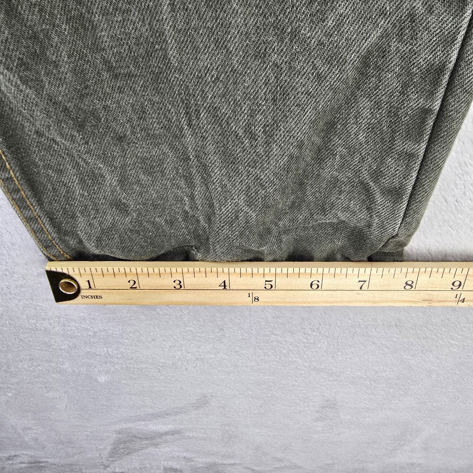 Levi's Vtg Levis 501 Jeans Mens 36x30 (Fits 34x28) Green Y2K USA Size US 34 / EU 50 - 12 Thumbnail