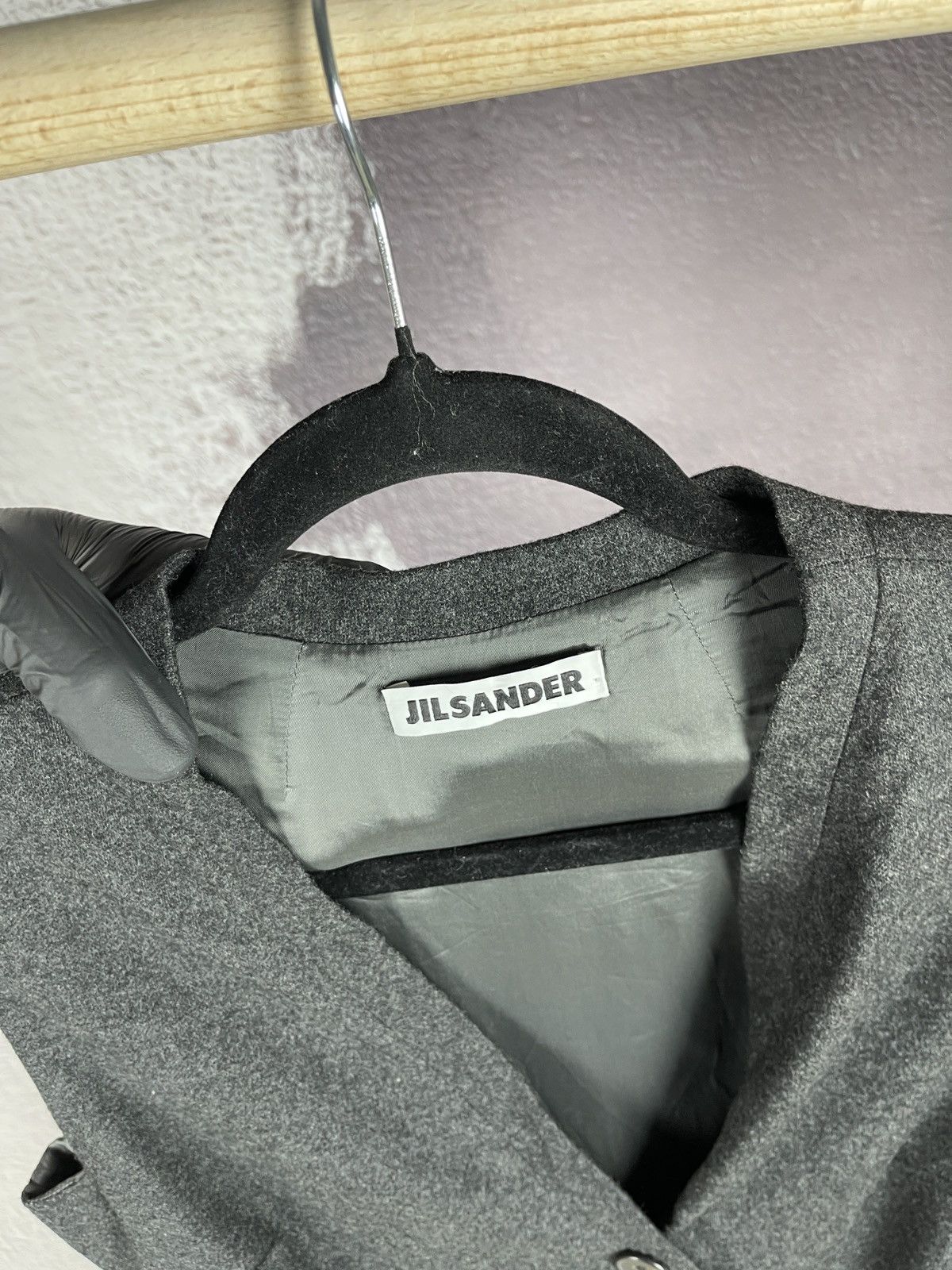 Jil Sander JIL SANDER grey wool cashmere Sleeveless Shift Dress Sz 40 Size S / US 4 / IT 40 - 7 Thumbnail