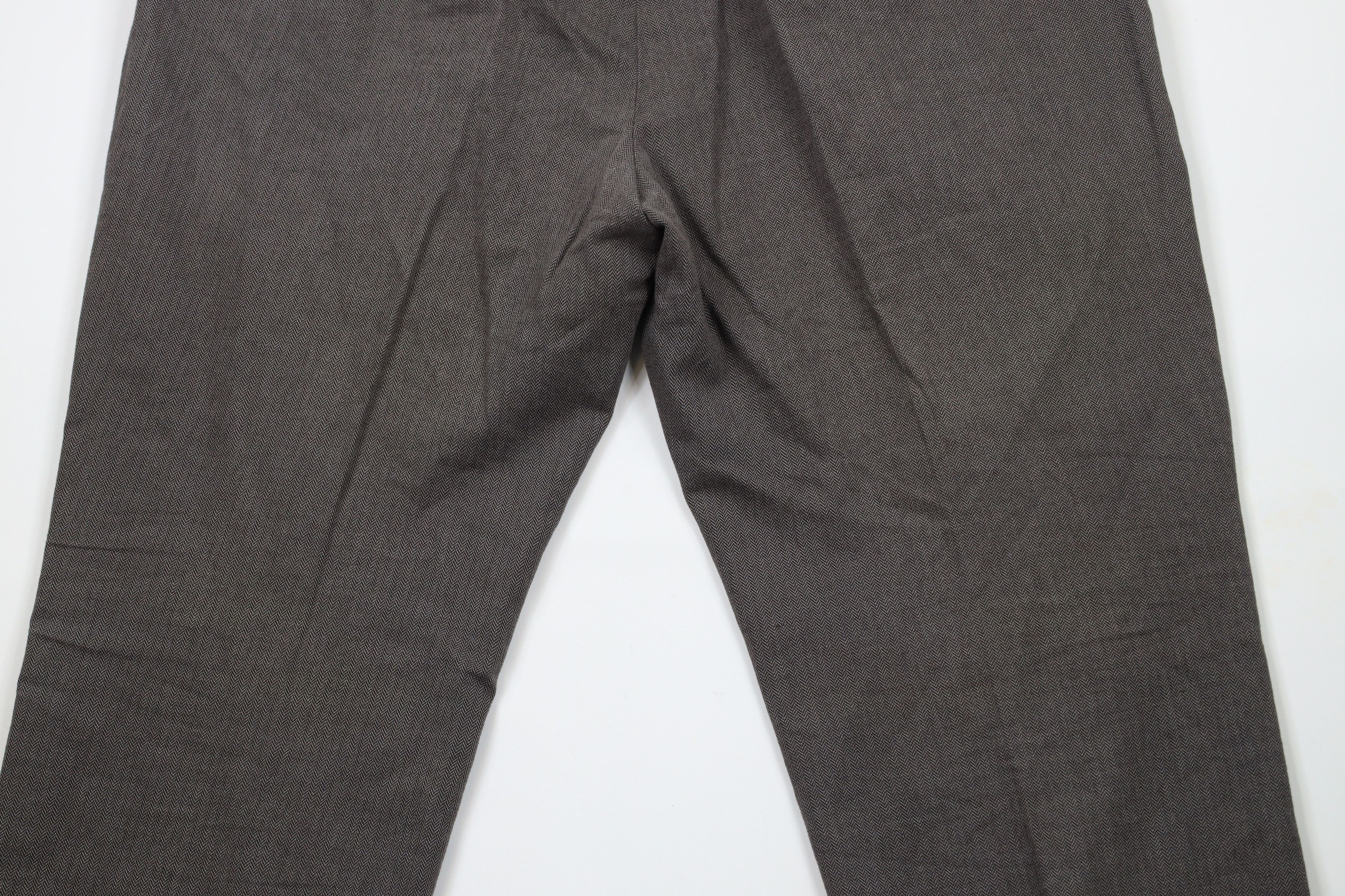 Ralph Lauren × Vintage Vintage 90s Ralph Lauren Wide Leg Herringbone Chino Pants Size US 42 / EU 58 - 12 Thumbnail