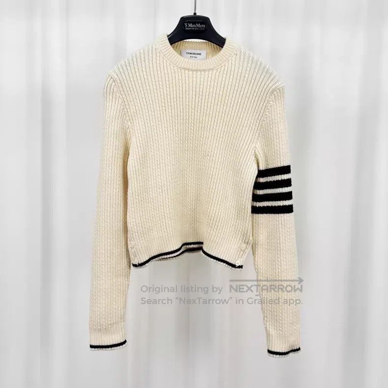 Thom Browne Thom Browne Wool Knit Top Size US XXS / EU 40 - 1 Thumbnail