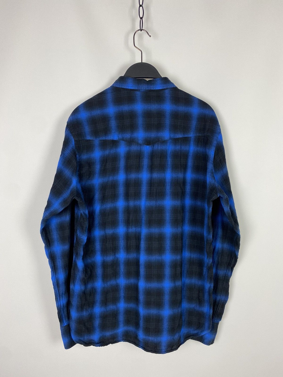 Officine Generale Officine Generale x Barneys New York Wrinkled Flannel Shirt Size US M / EU 48-50 / 2 - 10 Thumbnail