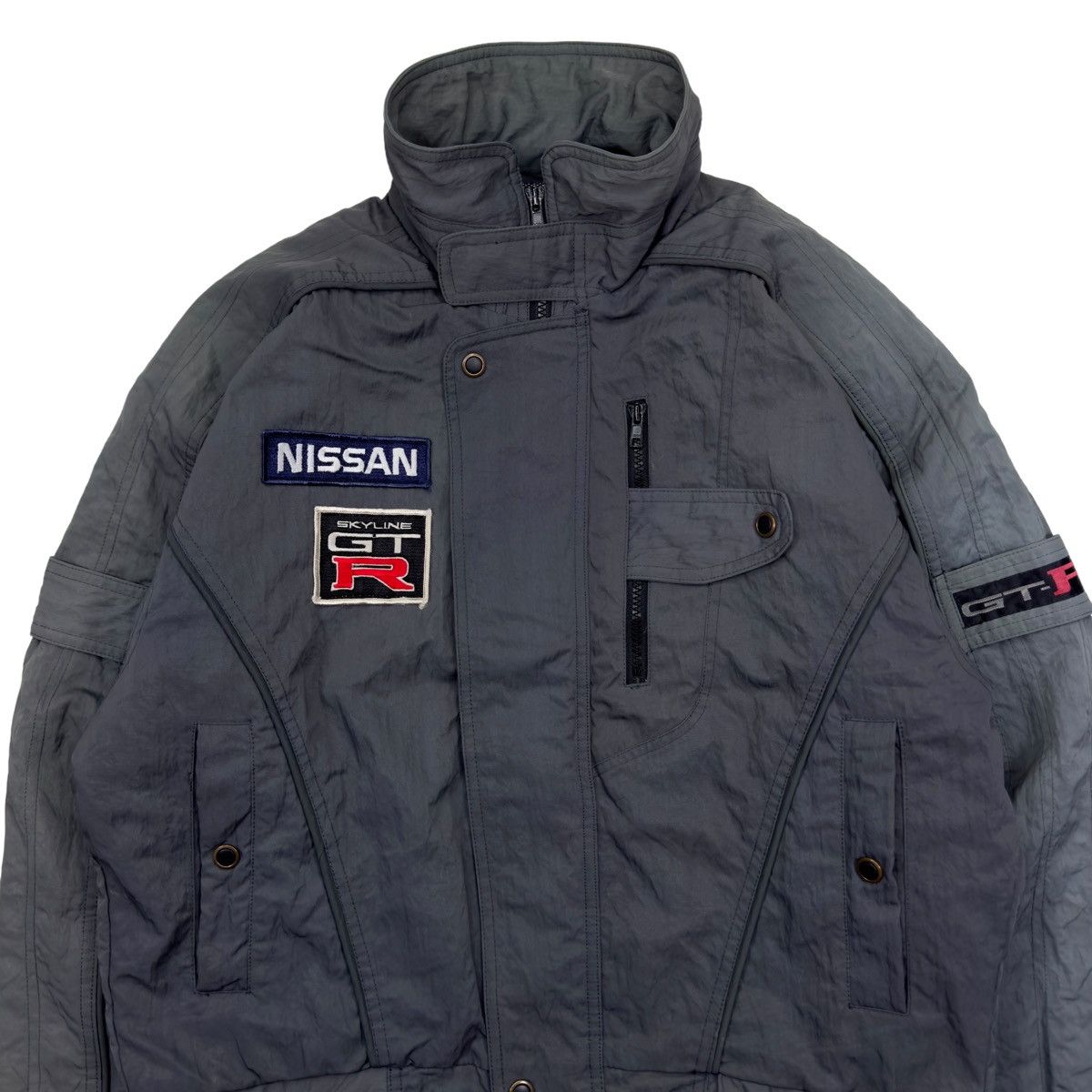 Other 1980s Vintage Nissan Skyline GTR Sunfade Boxy Fit Jacket Size US L / EU 52-54 / 3 - 2 Thumbnail