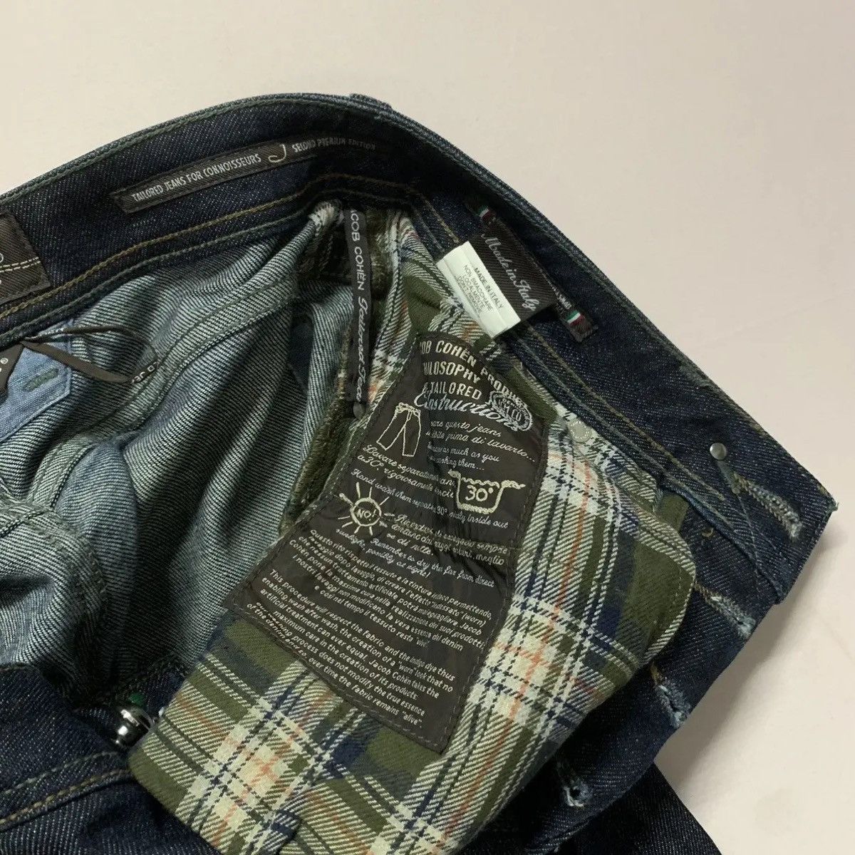 Jacob Cohen 💥RARE! Vintage Jacob Cohen Designer Denim Pants Made Italy Size US 31 - 6 Thumbnail