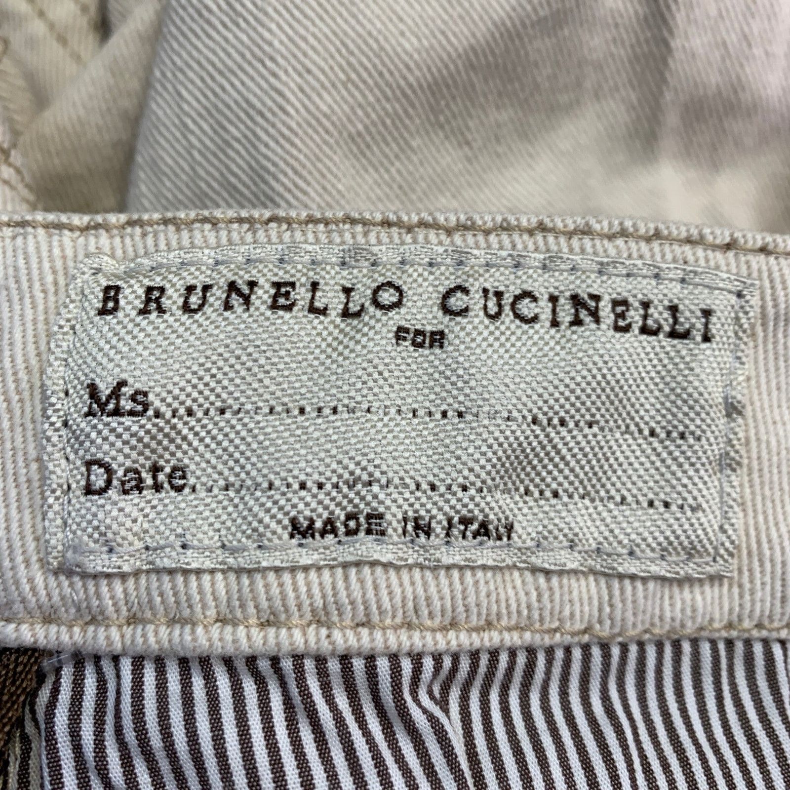 Brunello Cucinelli BRUNELLO CUCNELLI Cotton Twill Monili Cuffed Casual Pants Size 32" / US 10 / IT 46 - 9 Thumbnail