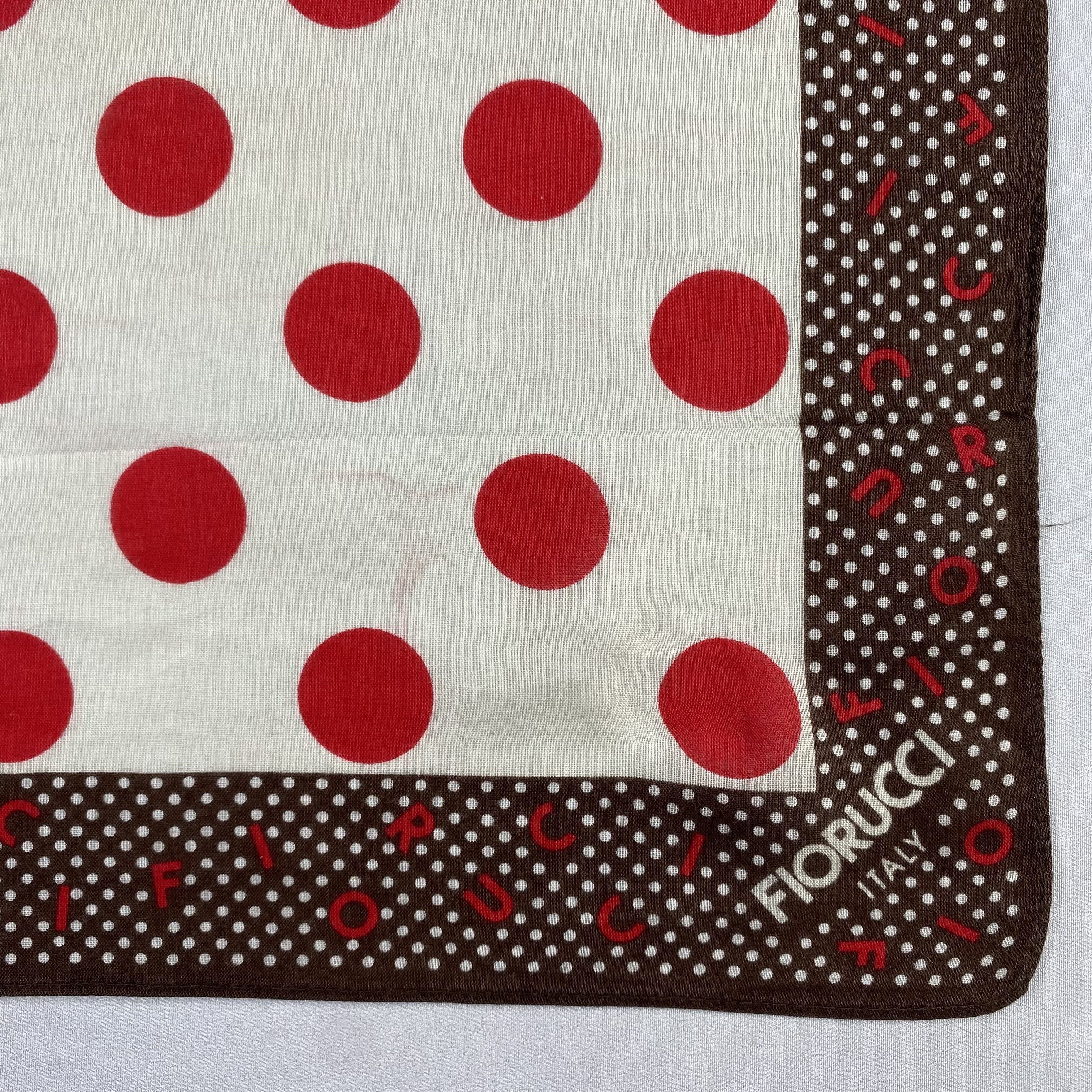 Fiorucci × Vintage Fiorucci Handkerchief / Neckerchief / Bandana-P1690 Size ONE SIZE - 3 Thumbnail