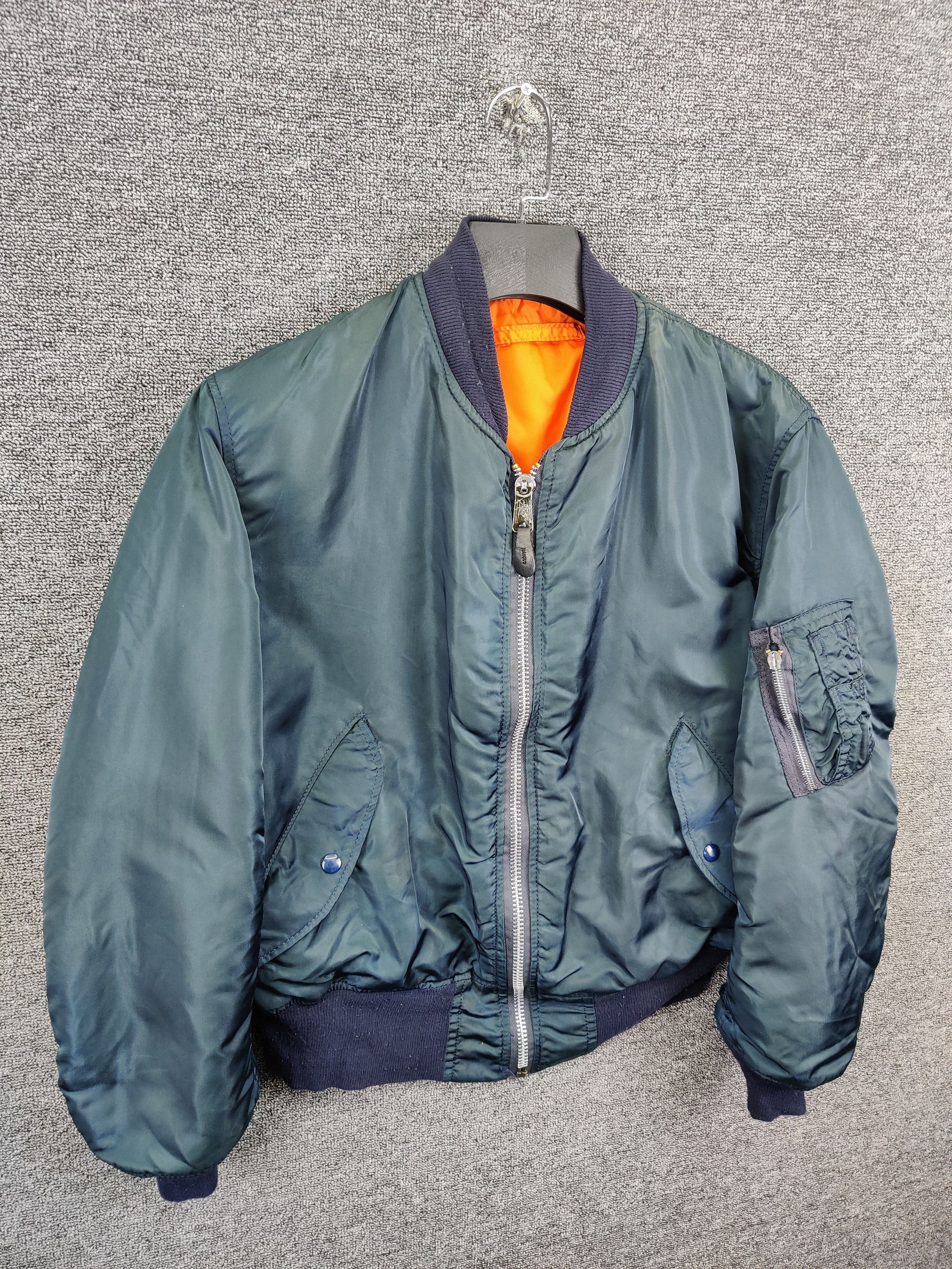 Vintage 90s Alpha Industries MA-1 Flight Bomber Jacket