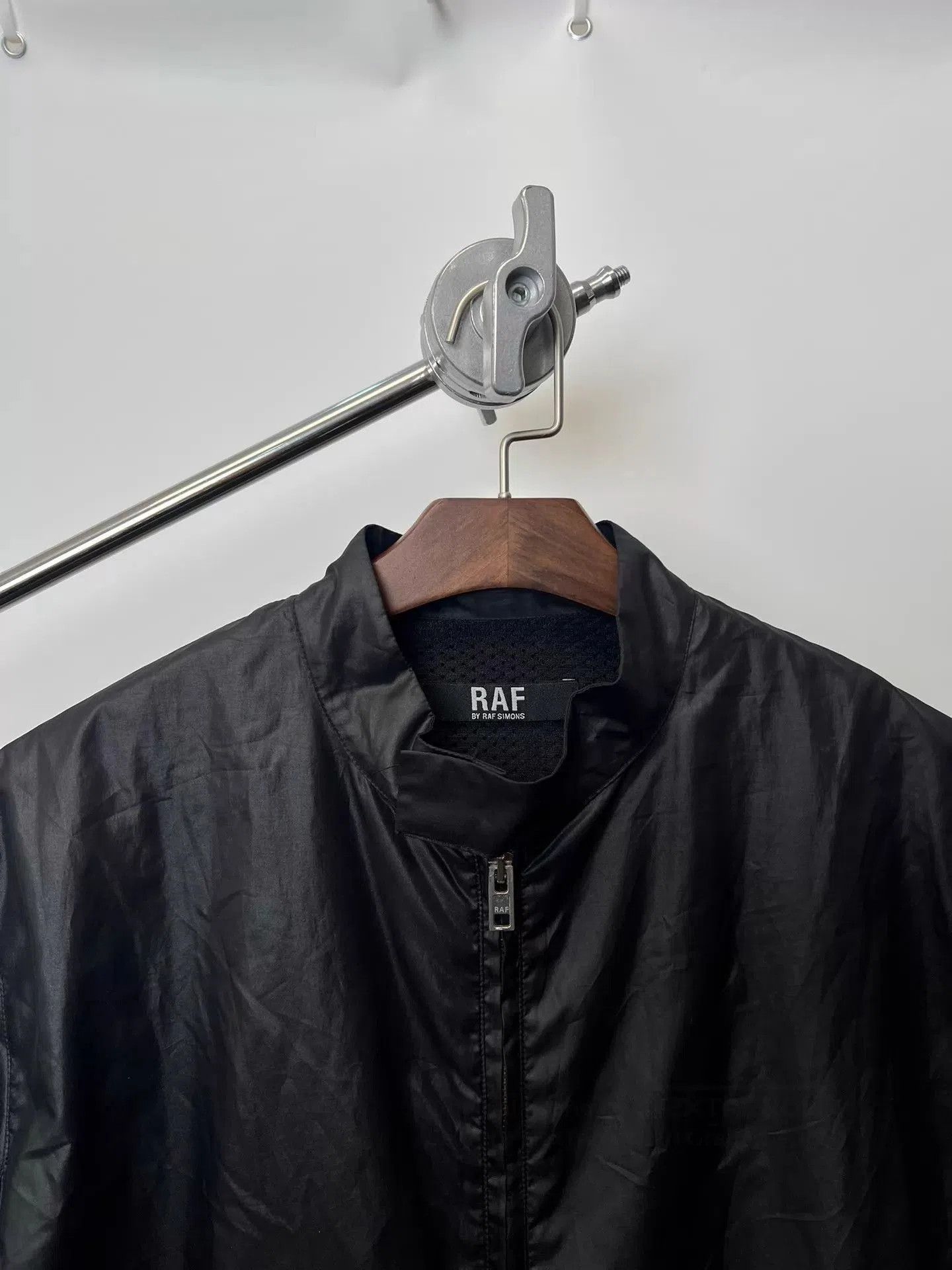 Raf Simons Black Zip-Front Bomber Jacket Size M. Size US M / EU 48-50 / 2 - 3 Thumbnail