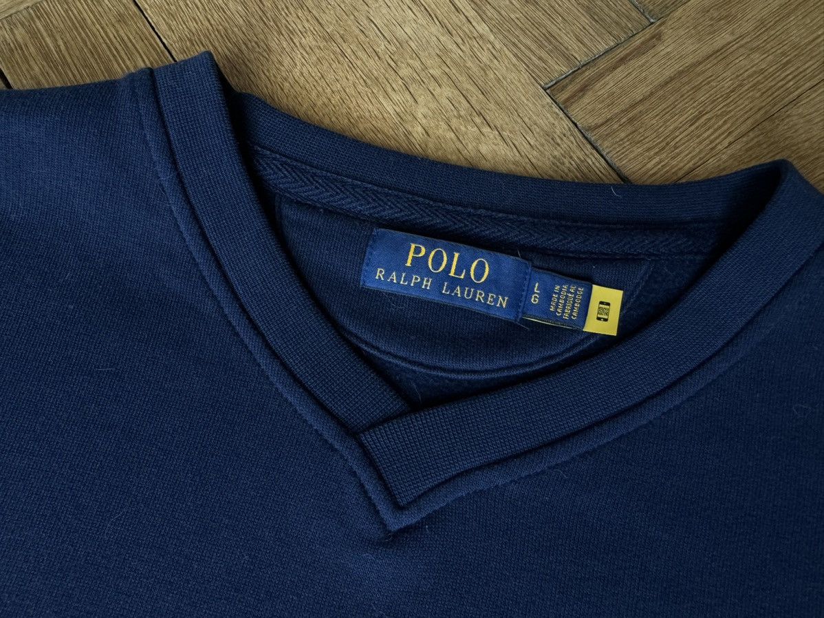 Polo Ralph Lauren Polo Ralph Lauren Color Block Flag Print Crewneck L Size US L / EU 52-54 / 3 - 4 Thumbnail