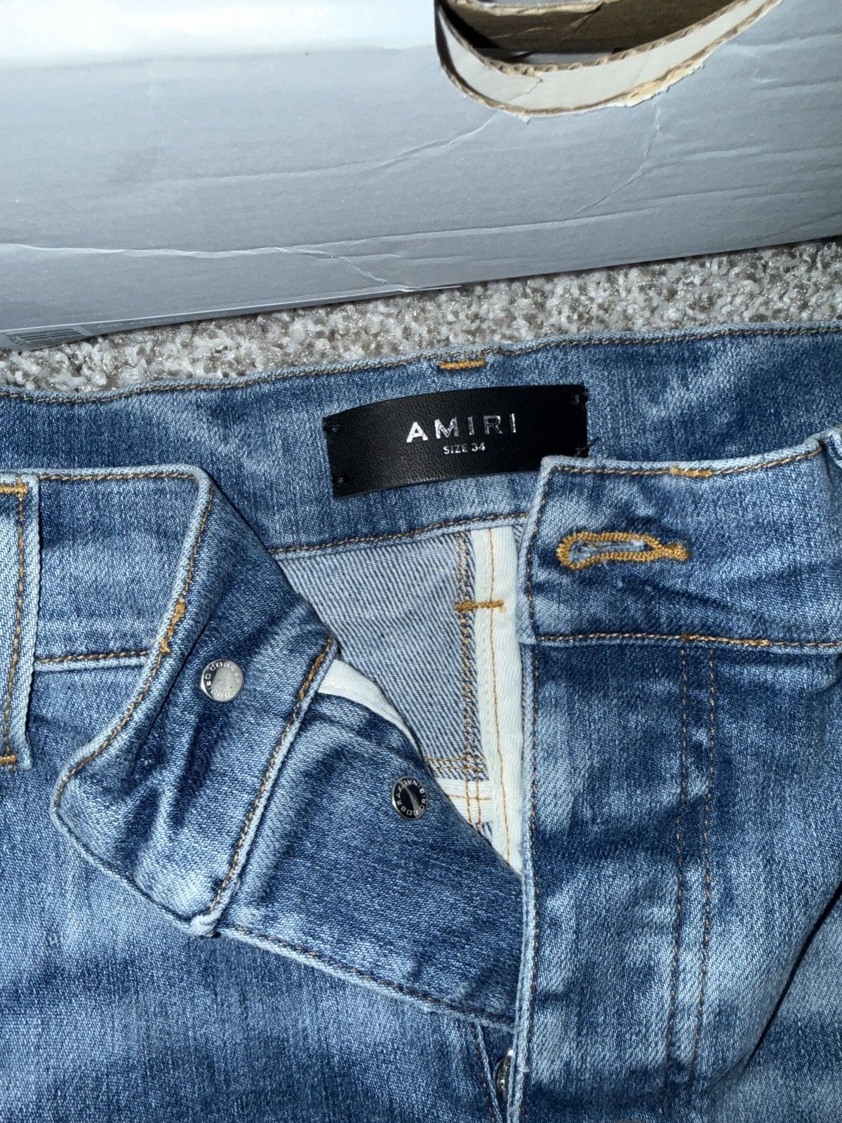 Amiri Mx1 Size US 34 / EU 50 - 2 Thumbnail