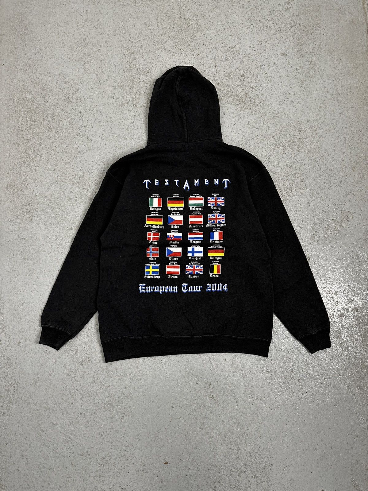 Band Tees Testament 2004 Tour Hoodie Size US XL / EU 56 / 4 - 2 Thumbnail