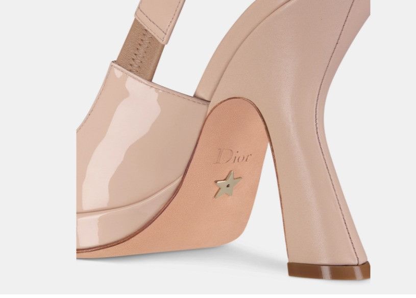 Dior o1w1db11224 Sweet-D Slingback Pumps in Nude Size US 6 / IT 36 - 5 Thumbnail