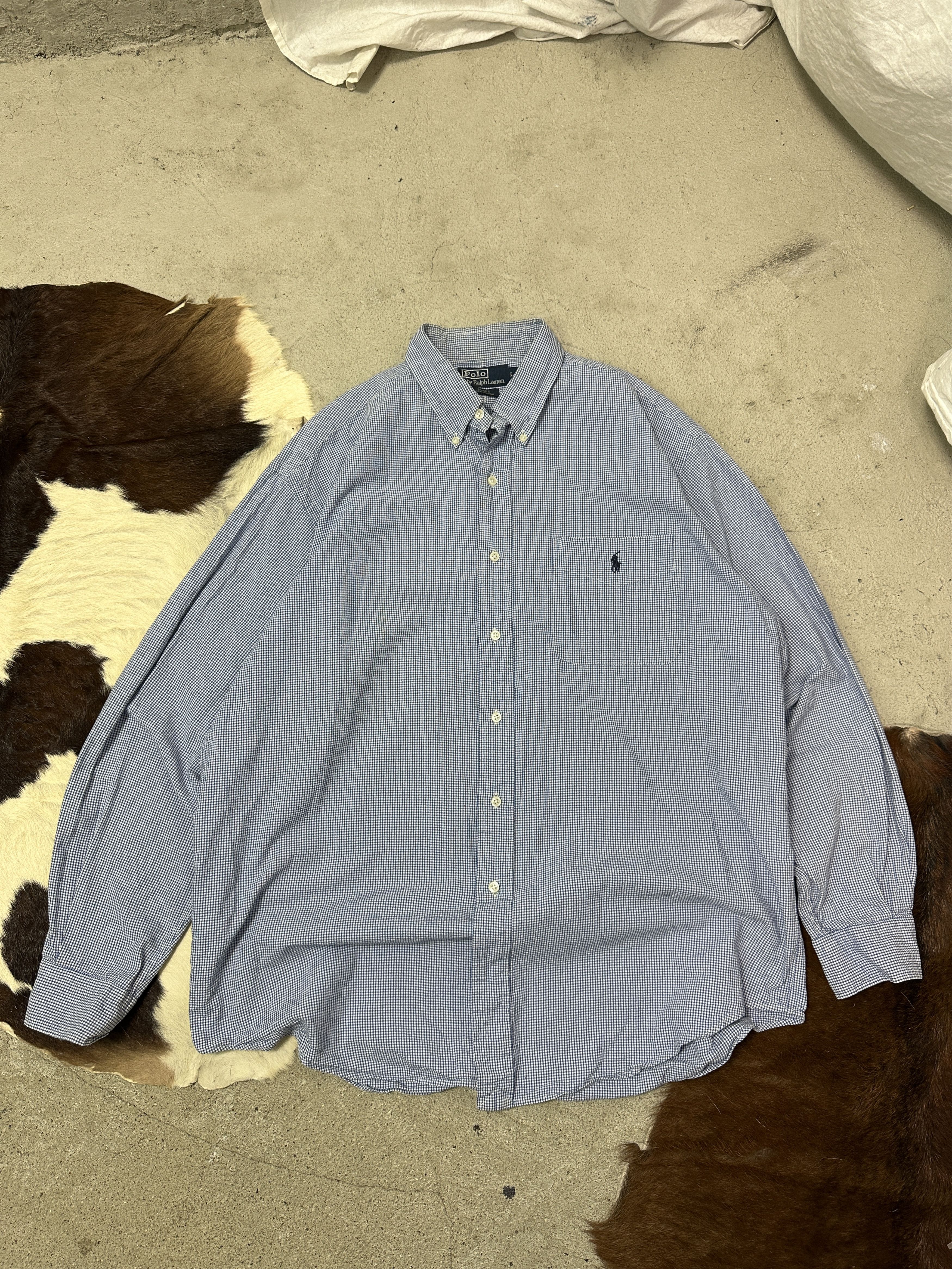 Polo Ralph Lauren Vintage Vichy Gingham Polo Ralph Lauren Button Down Shirt Size US L / EU 52-54 / 3 - 1 Thumbnail