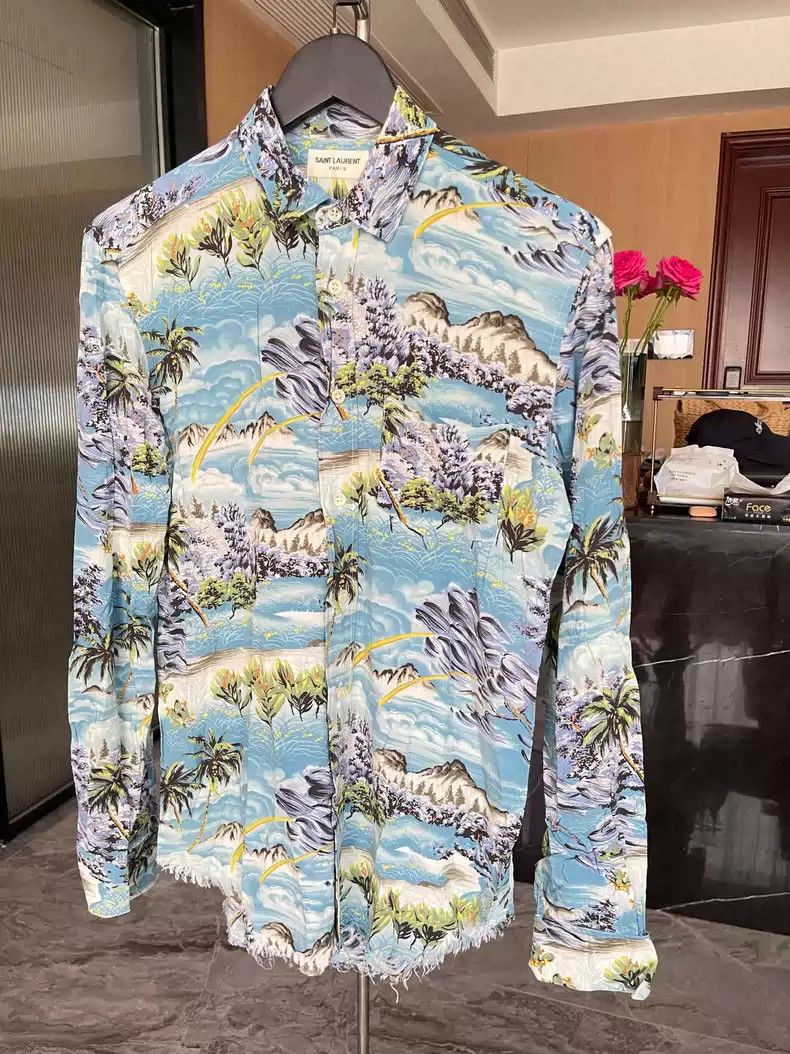 Saint Laurent Paris Saint Laurent Long sleeved shirt Size US M / EU 48-50 / 2 - 1 Thumbnail