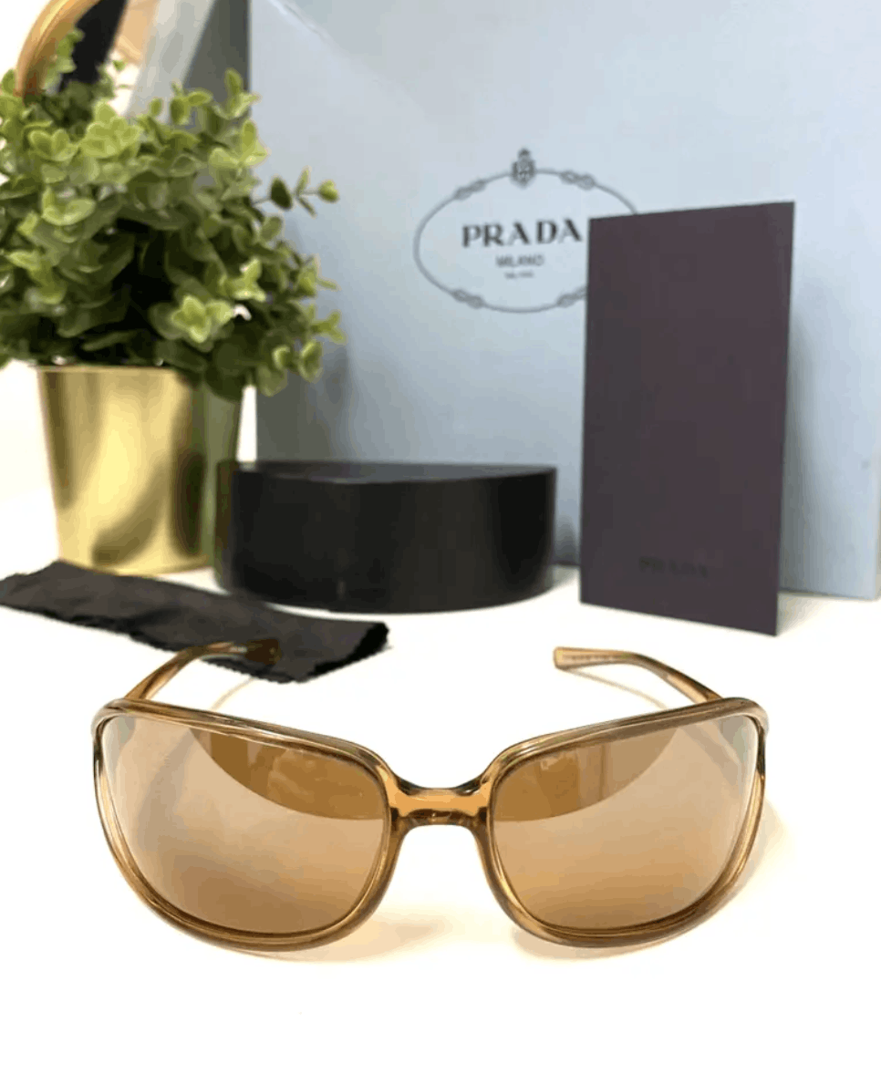 Prada PRADA Sunglasses Flame Star Sport Symbol Wrap Shield Mask Size ONE SIZE - 2 Thumbnail