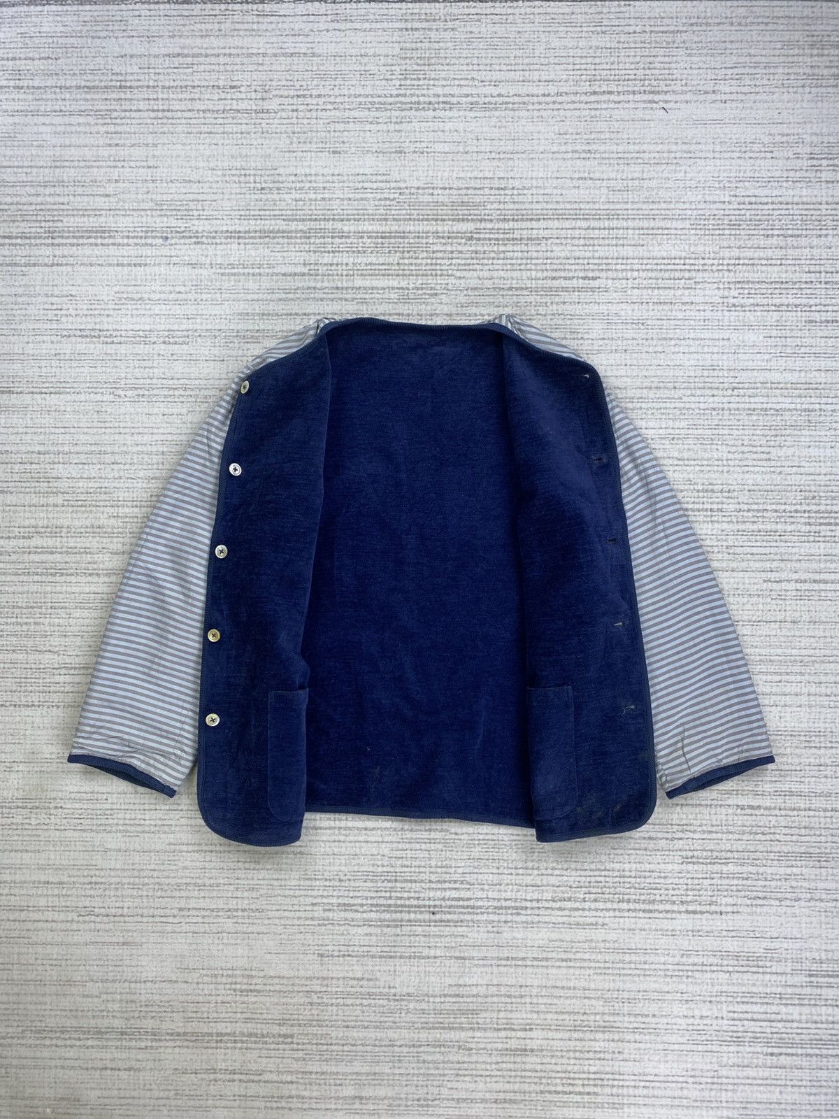 Valentino × Vintage Vintage Valentino Italy Reversible Striped Jacket Size US S / EU 44-46 / 1 - 13 Thumbnail