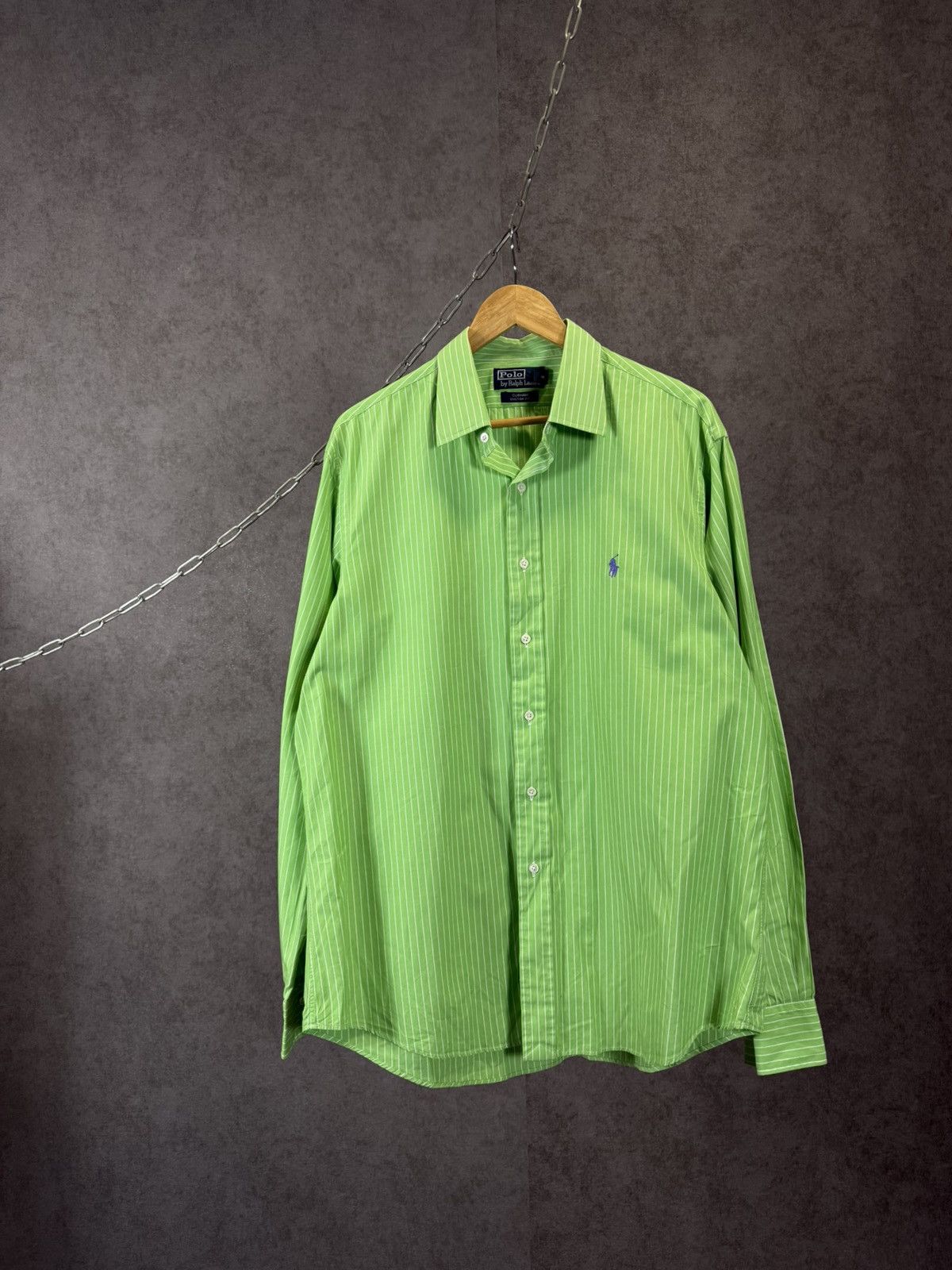 Polo Ralph Lauren Polo Ralph Lauren curham designer striped vintage shirt Size US XL / EU 56 / 4 - 1 Thumbnail