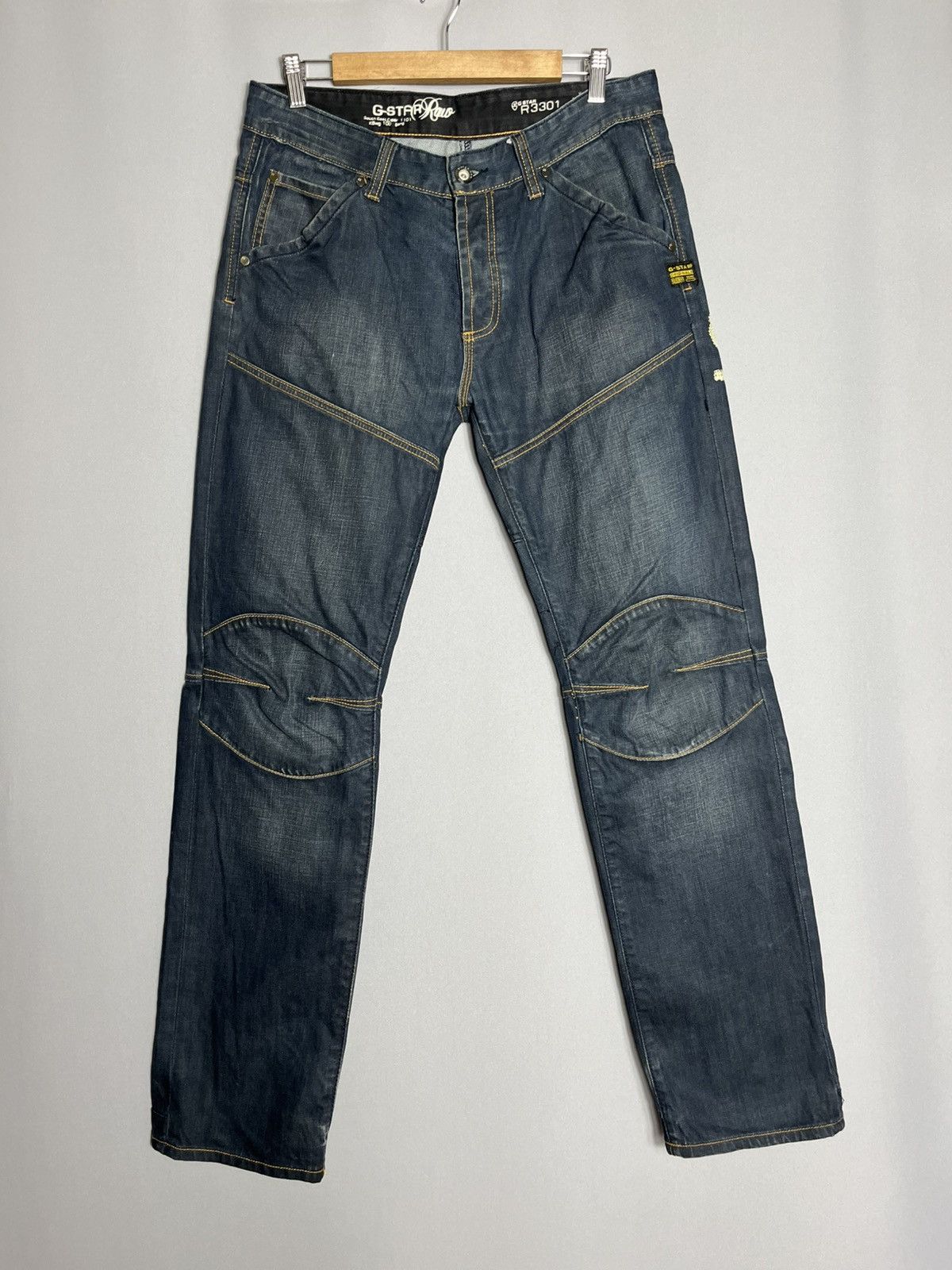 G-Star Vintage G Star Elwood Heritage Embro Tapered 96 Denim Pants Size US 34 / EU 50 - 2 Thumbnail