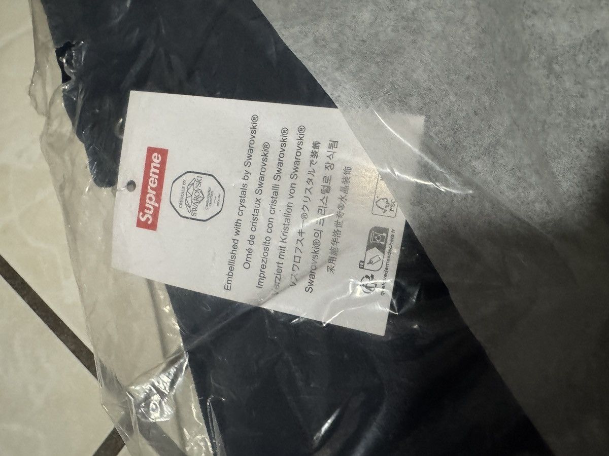 Supreme × Swarovski Navy Blue Supreme x Swarovski Hoodie Size US L / EU 52-54 / 3 - 4 Thumbnail