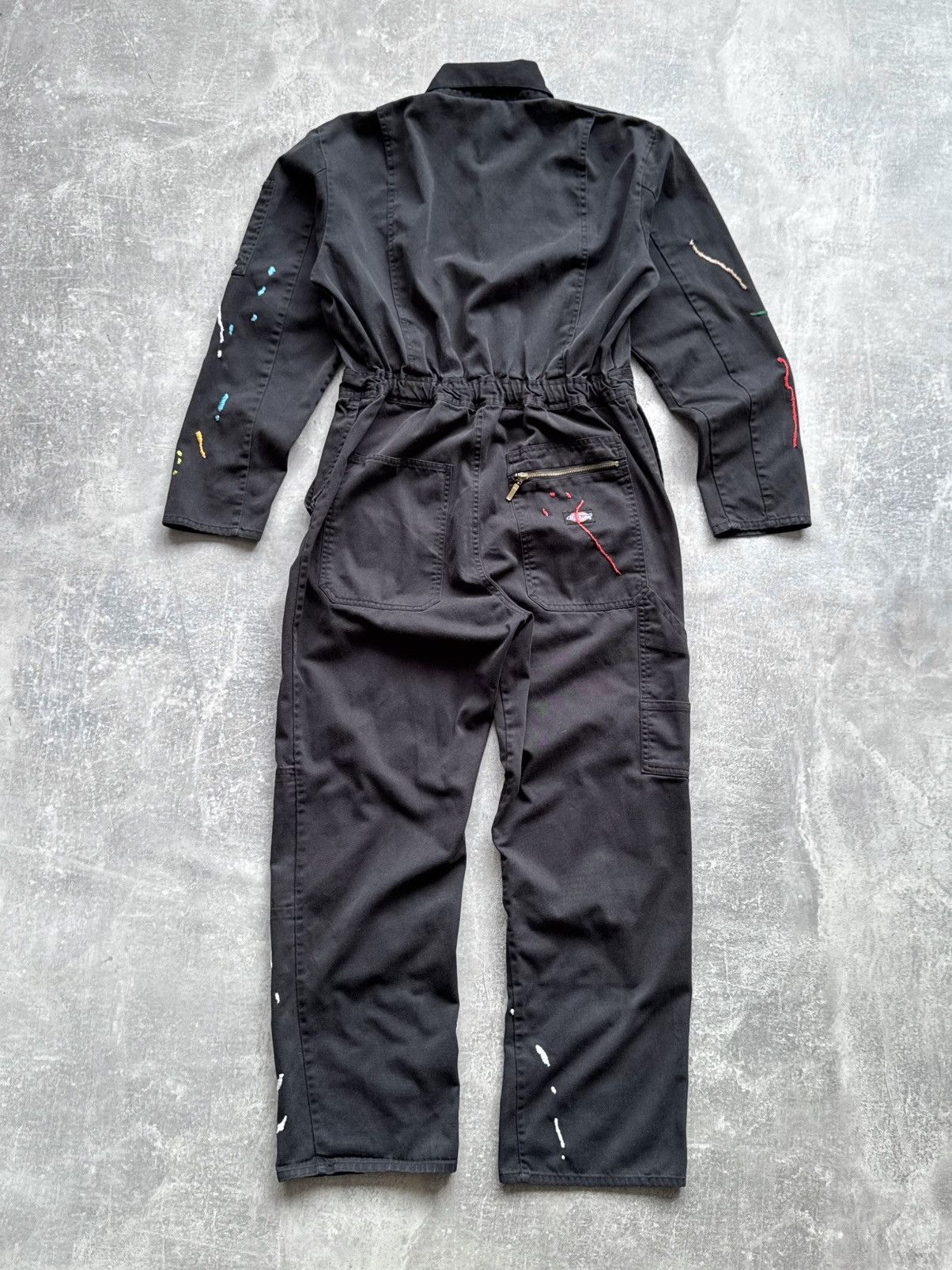 Dickies Hand Made Fake Embroidered Stains Overalls Dickies Work Wear Size US 32 / EU 48 - 7 Thumbnail