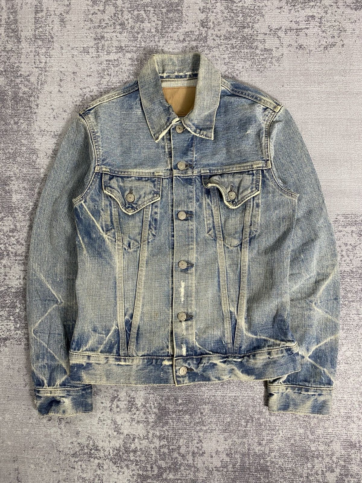 Vintage japanese denim jacket spellbound wash jeans Size US S / EU 44-46 / 1 - 5 Thumbnail