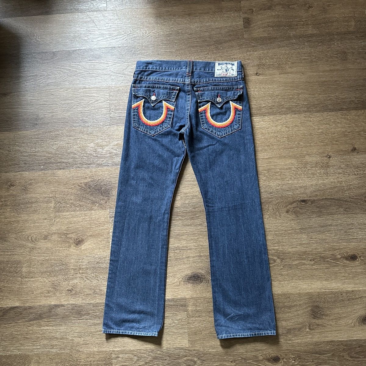 True Religion True Religion Denim Jeans - Rainbow Back Size US 34 / EU 50 - 1 Thumbnail