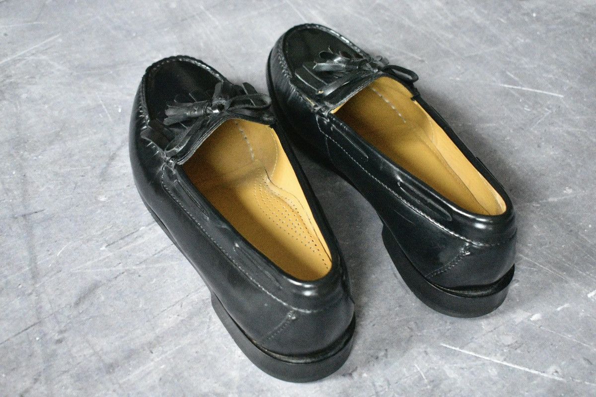 Cole Haan Cole Haan Black Leather Tassel Loafers (8.5) Size US 8.5 / EU 41-42 - 6 Thumbnail