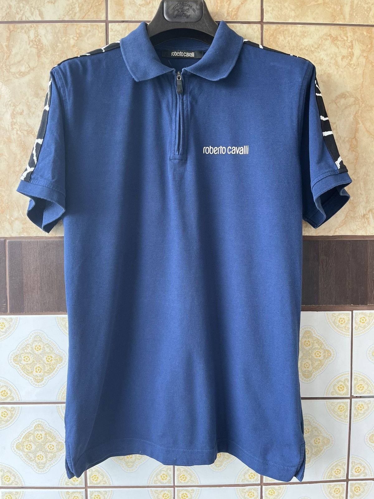 Roberto Cavalli Roberto Cavalli dark blue polo Size US M / EU 48-50 / 2 - 1 Thumbnail