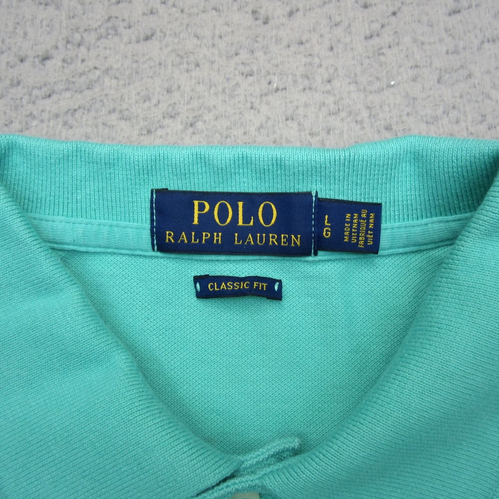 Polo Ralph Lauren Ralph Lauren Polo Shirt Mens L Blue Polo Shirt Classic Fit Polo Ralph Lauren Polo Golf Rugby Casual Short Sleeve Size US L / EU 52-54 / 3 - 5 Thumbnail