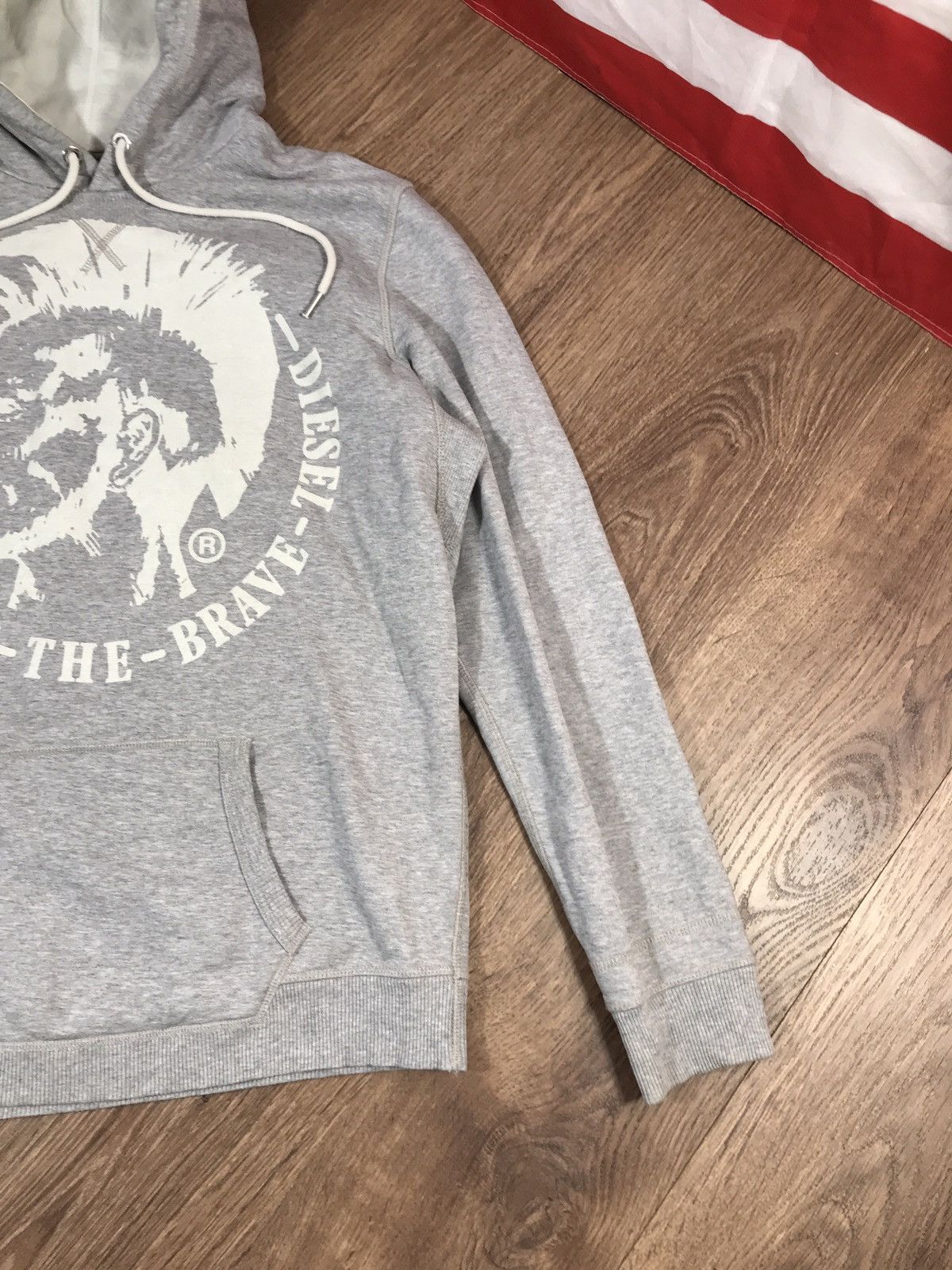 Diesel × Japanese Brand × Vintage Vintage Diesel Big Logo Hoodie Size US L / EU 52-54 / 3 - 3 Thumbnail