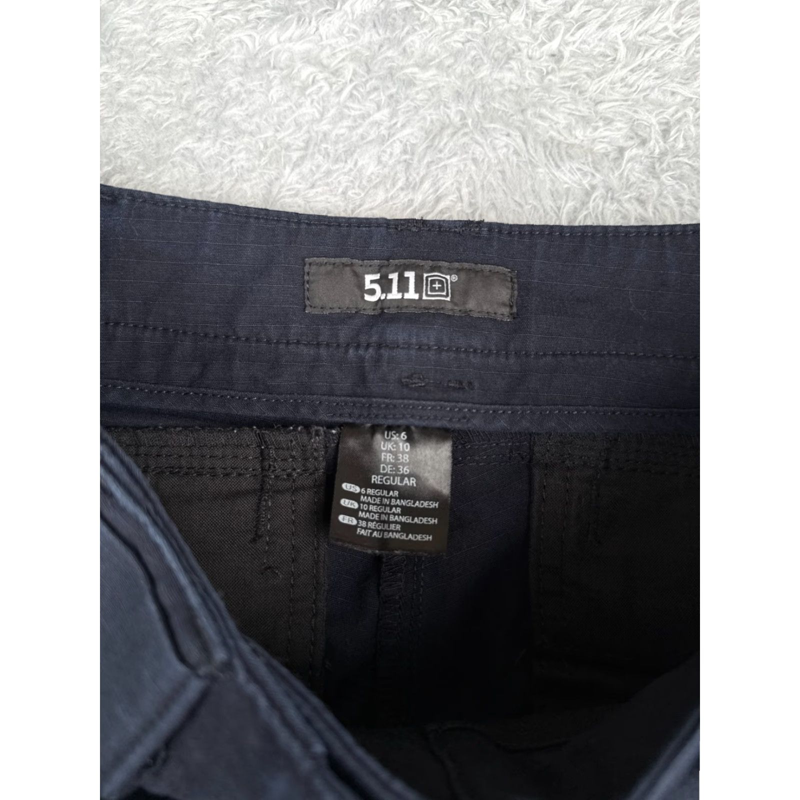 Vintage 5.11 Tactical Pants Women 6 Blue Rip-Stop Cargo Straight Leg EMT LEO 30x30 - Casual Workwear Size 28" / US 6 / IT 42 - 6 Thumbnail