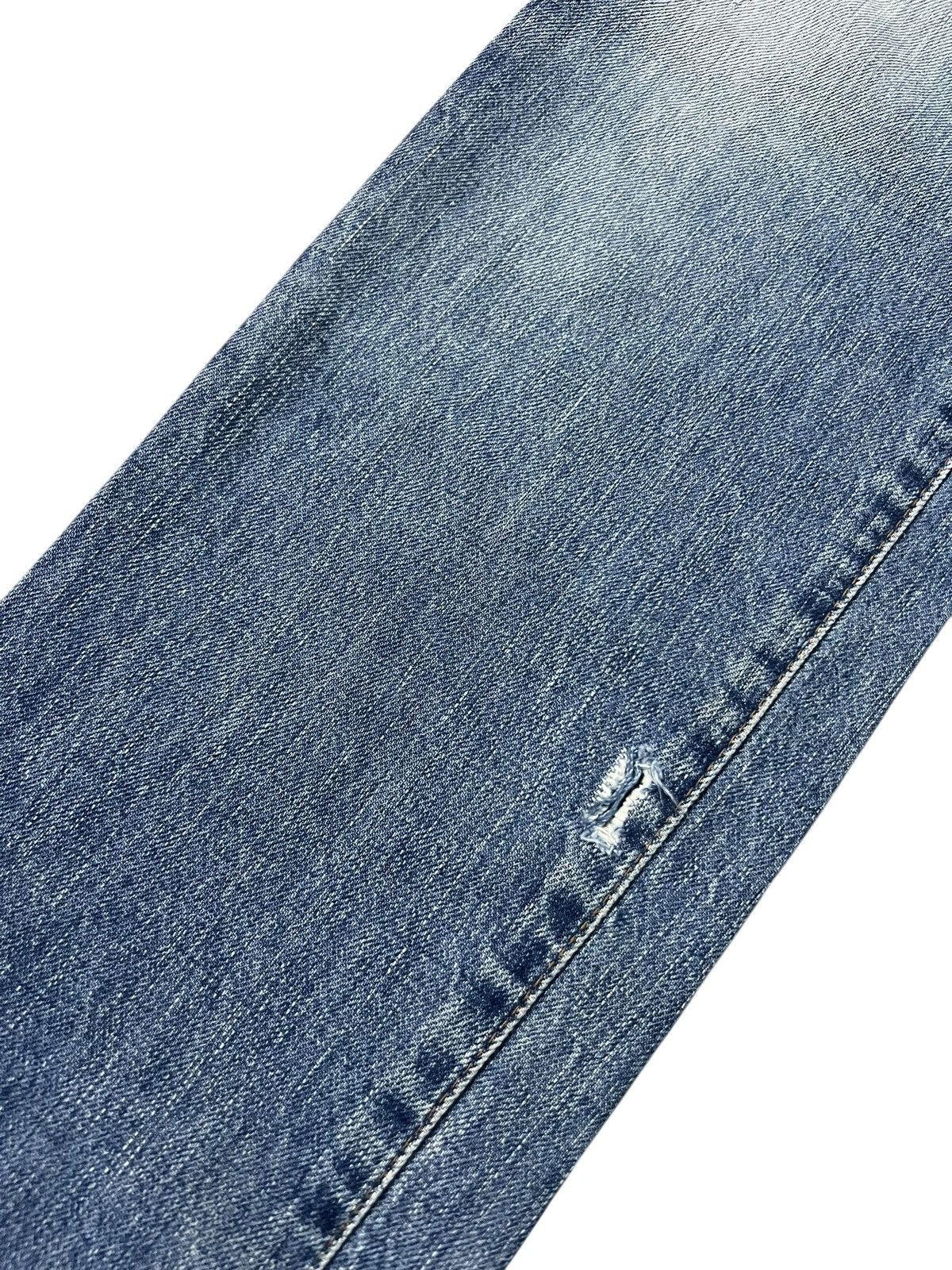 Levi's Vintage Levis 502 Big E Selvedge Faded Distressed Jean Size US 28 / EU 44 - 4 Thumbnail