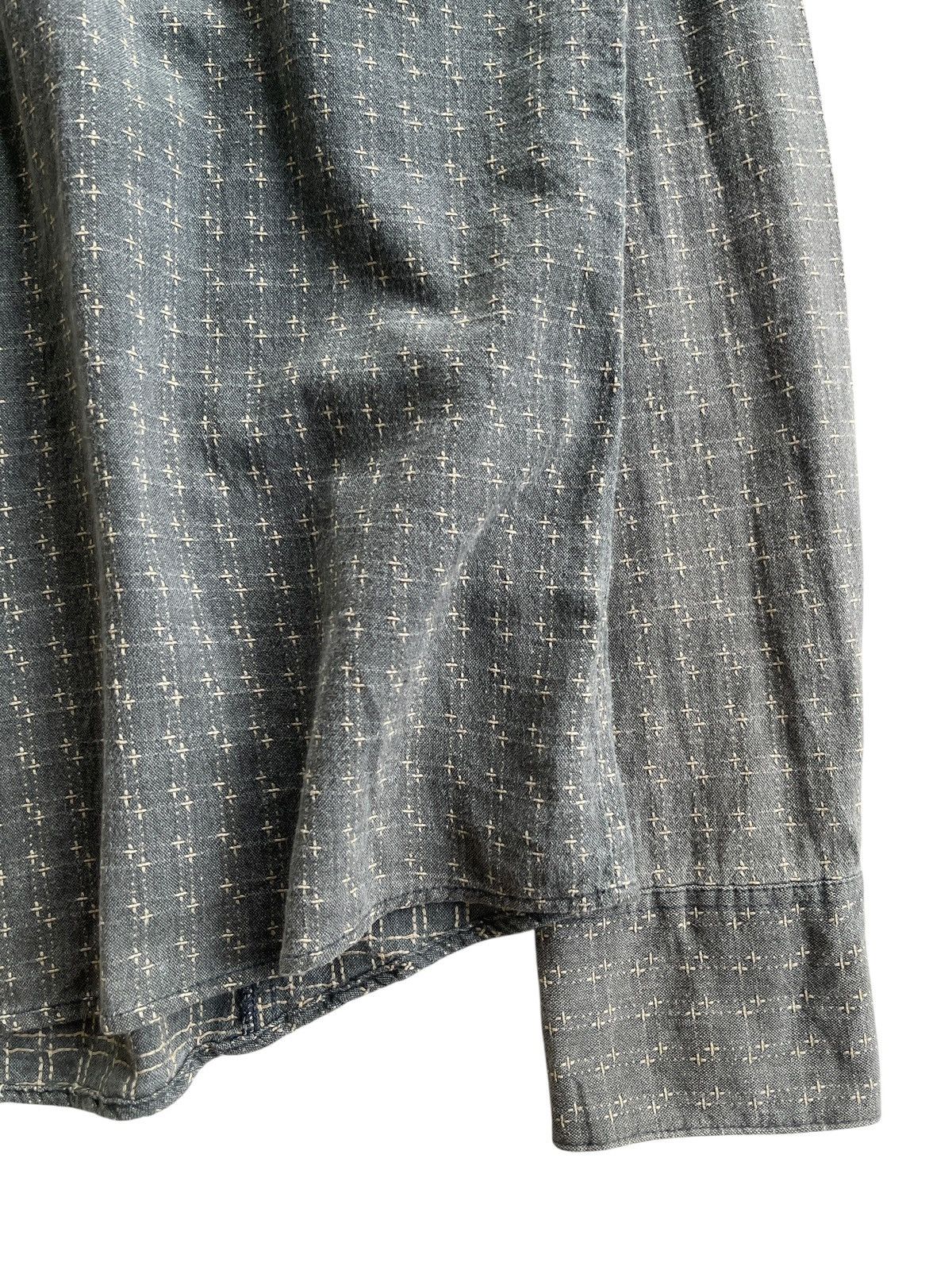 Japanese Brand Sraive Sashiko Style Western Shirt Size US L / EU 52-54 / 3 - 10 Thumbnail