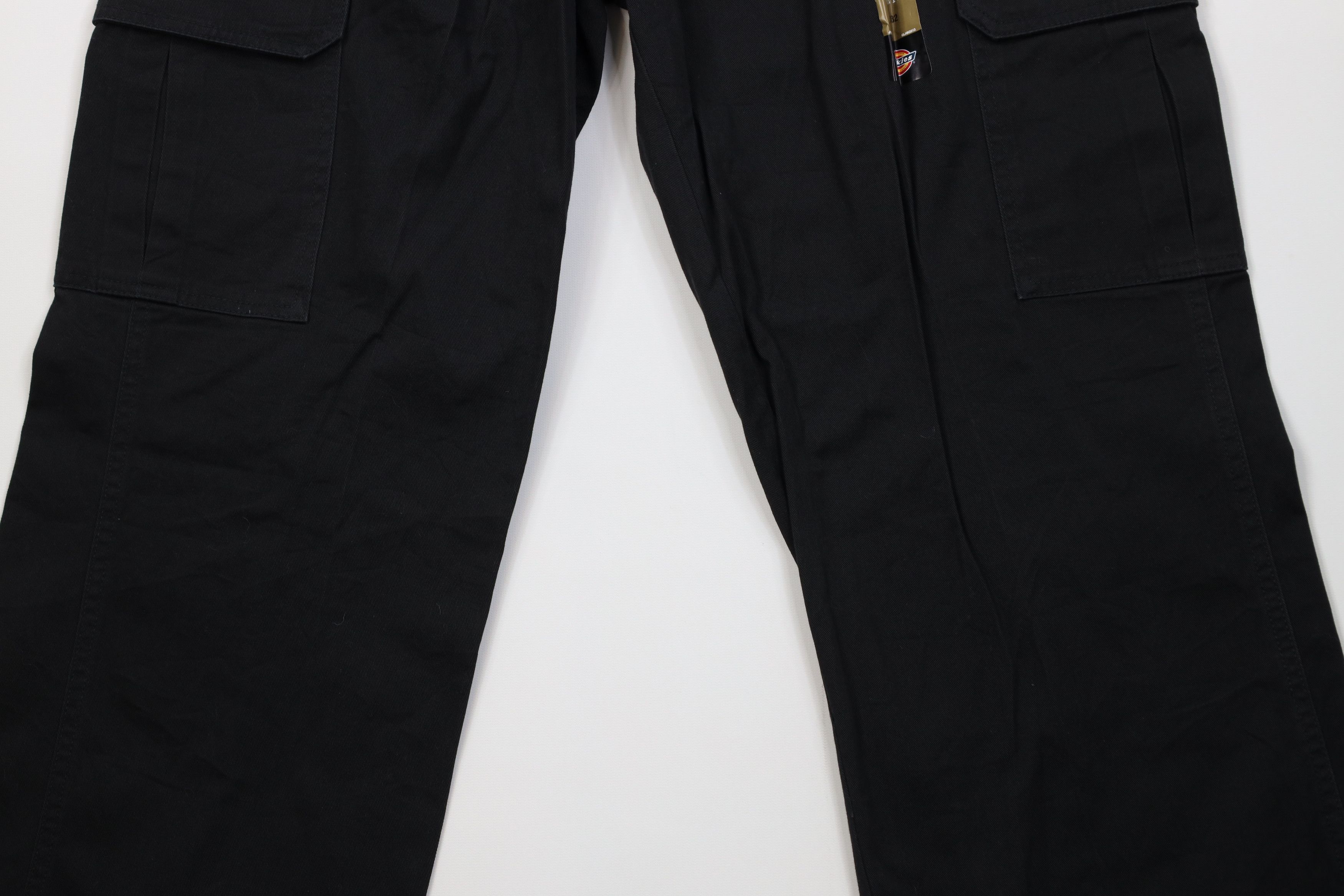 Deadstock Vintage Y2K Dickies Fit Wide Leg Cargo Pants Black