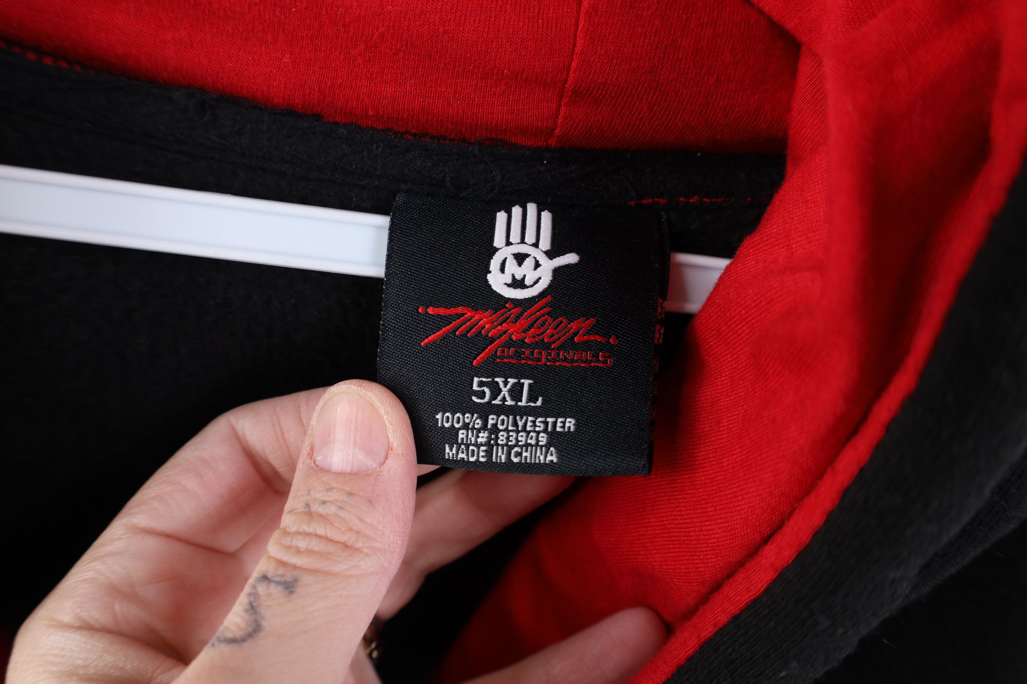 Vintage Vintage 90s Y2K Miskeen Originals Hoodie Sweatshirt Black Size US XXL / EU 58 / 5 - 12 Thumbnail