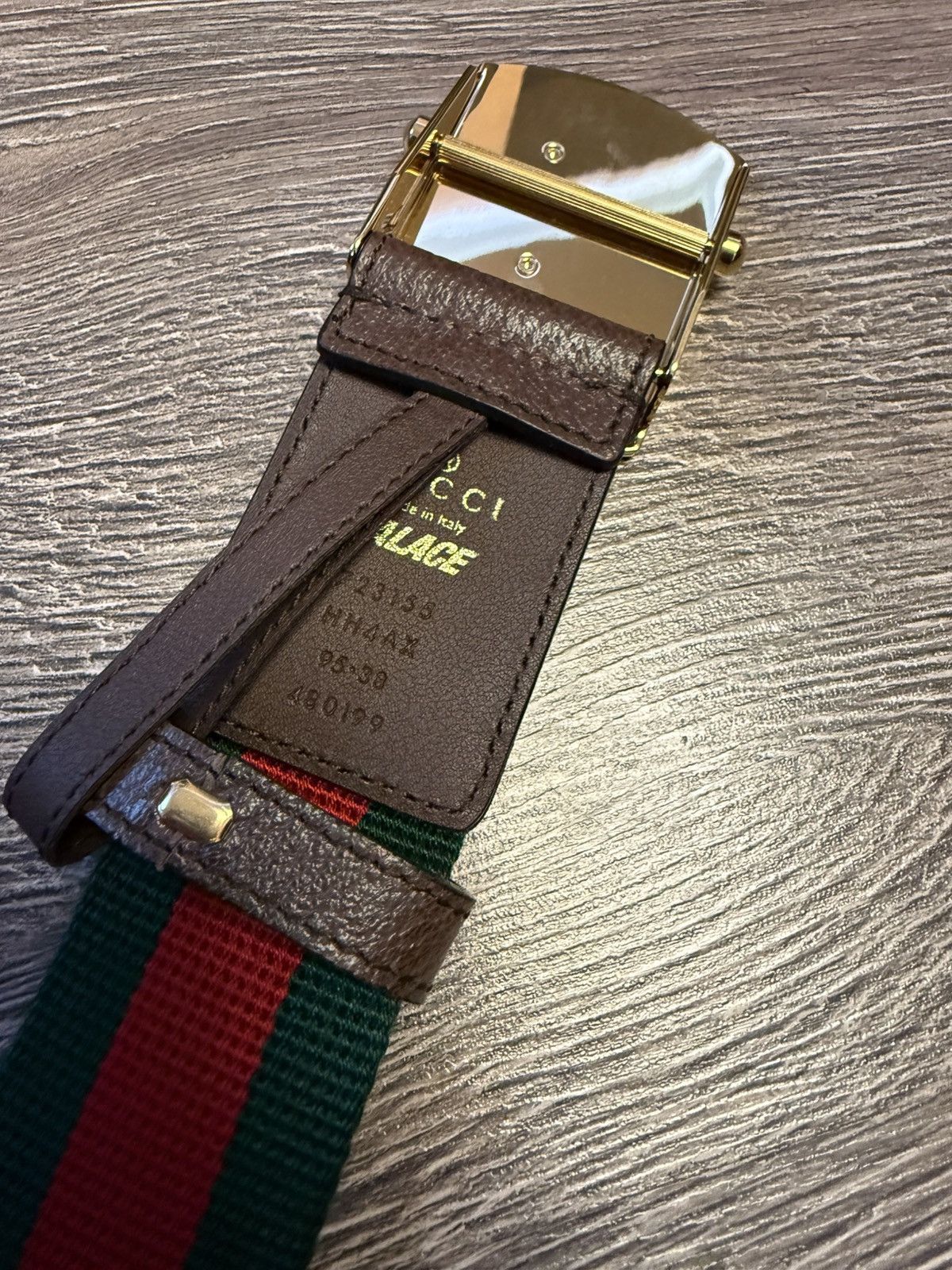 Gucci × Palace Gucci x Palace Web Belt Size ONE SIZE - 3 Thumbnail