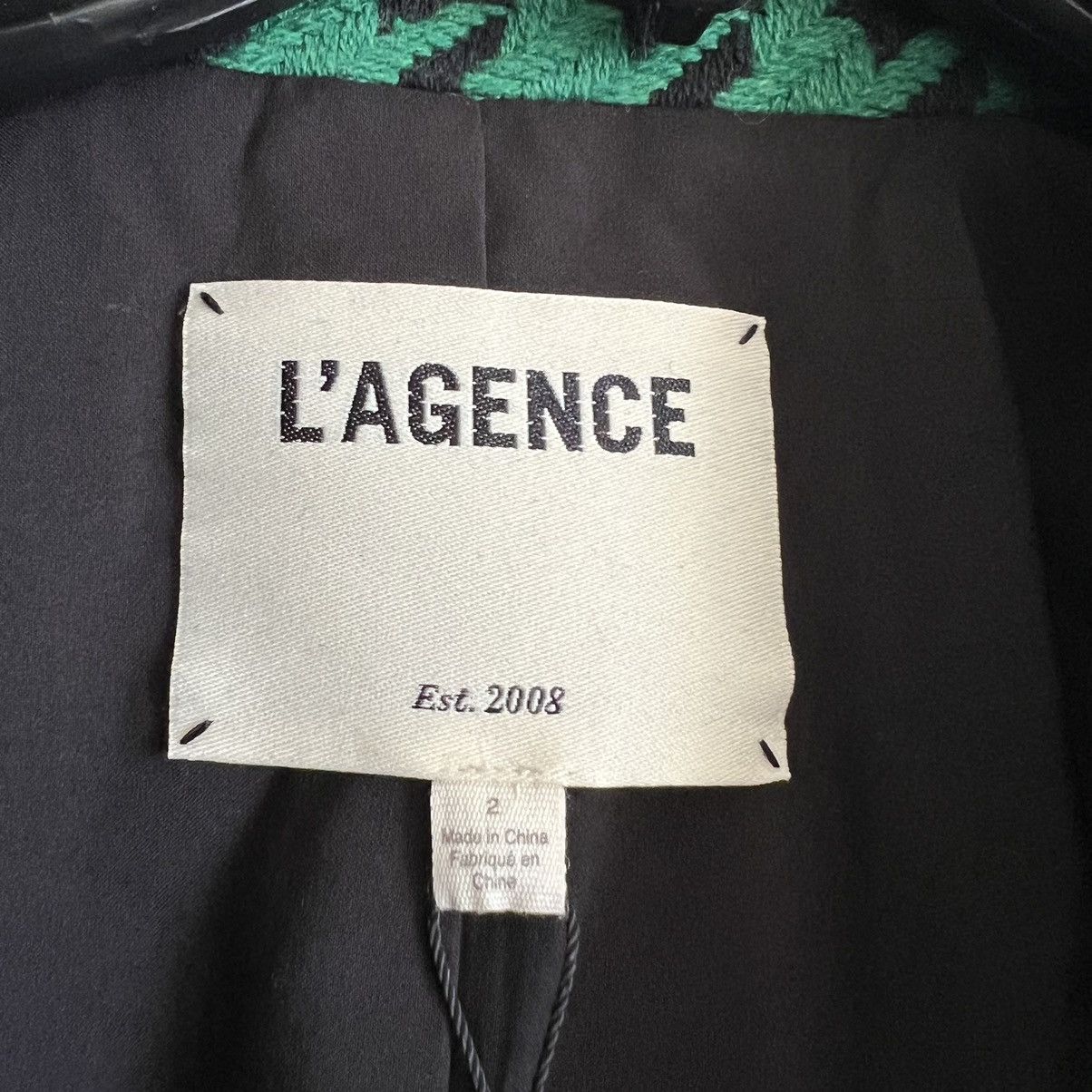 L'AGENCE l’agence brooke fringe blazer Green black size 2 Size XS / US 0-2 / IT 36-38 - 2 Thumbnail