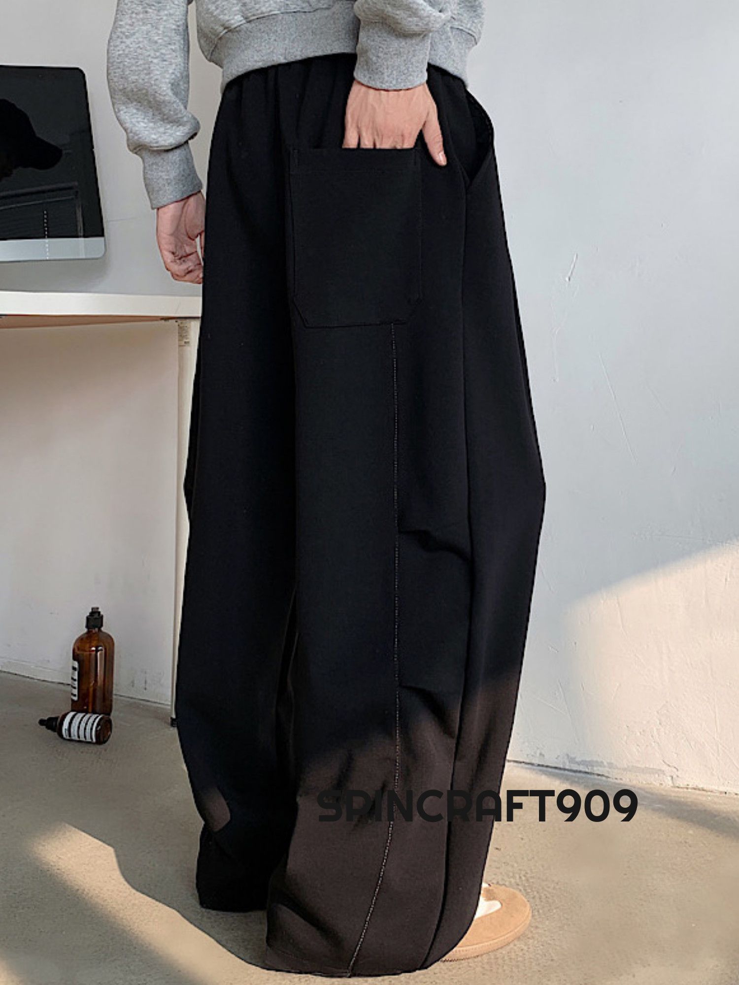 Other Flare Sweatpants, Loose Wide Leg Sweatpants Size US 32 / EU 48 - 3 Thumbnail
