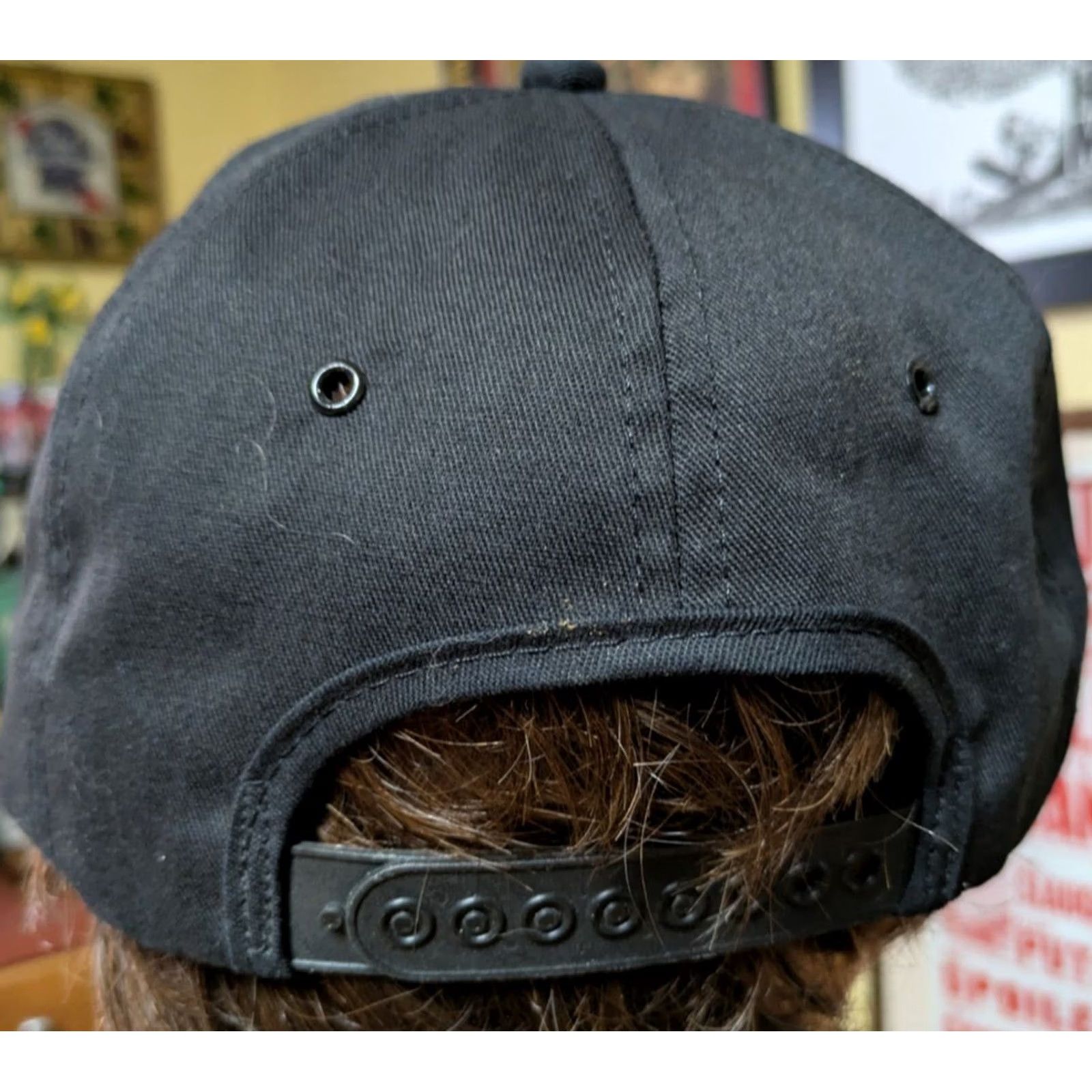 Dickies Vintage Dickies Black Mesh Snapback Cap - Adjustable Baseball Size ONE SIZE - 4 Thumbnail