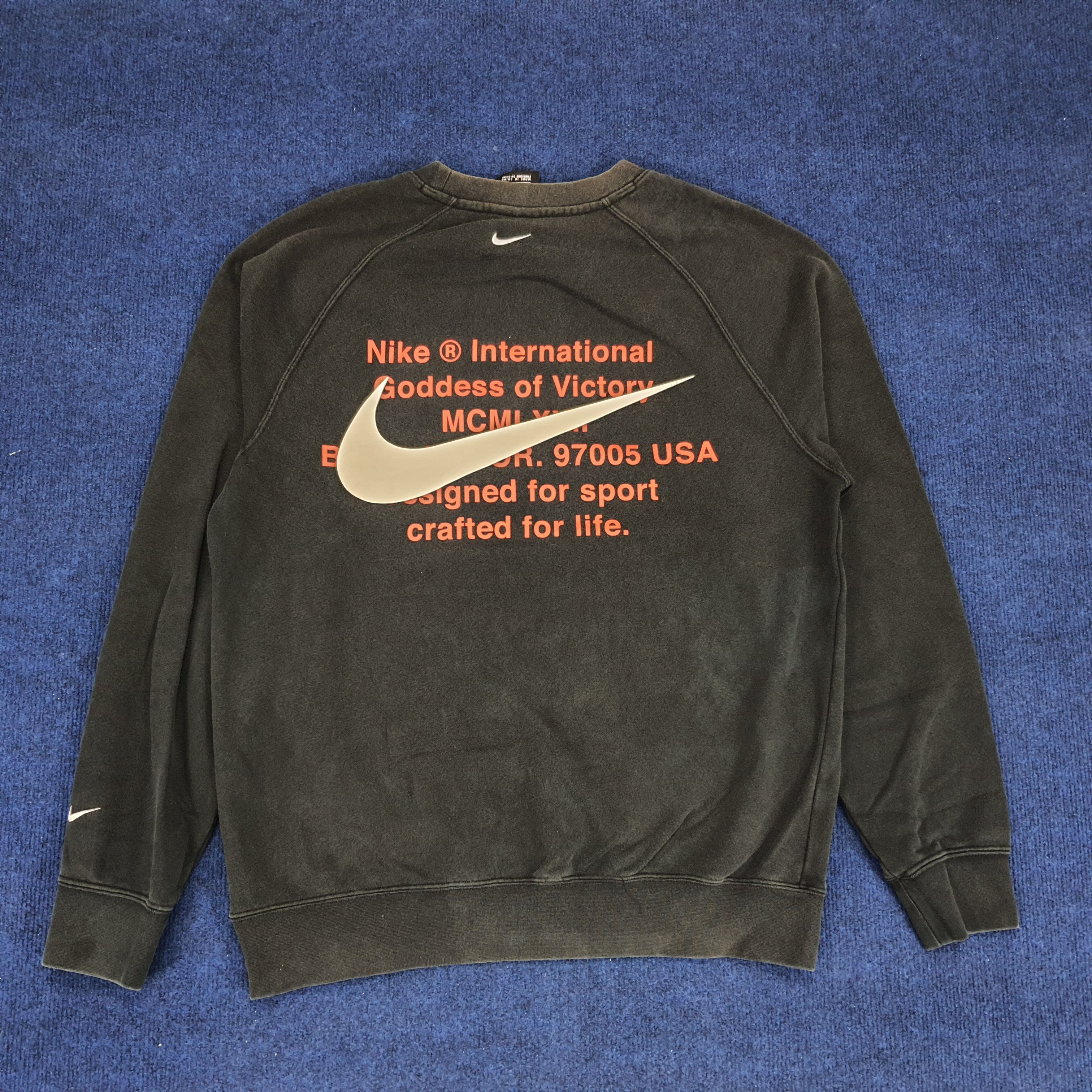 ★NOT4NERD★ Goddess Of Victory Crewneck Navy VICTORY CREW WOMEN'S - SPRING SPECIAL