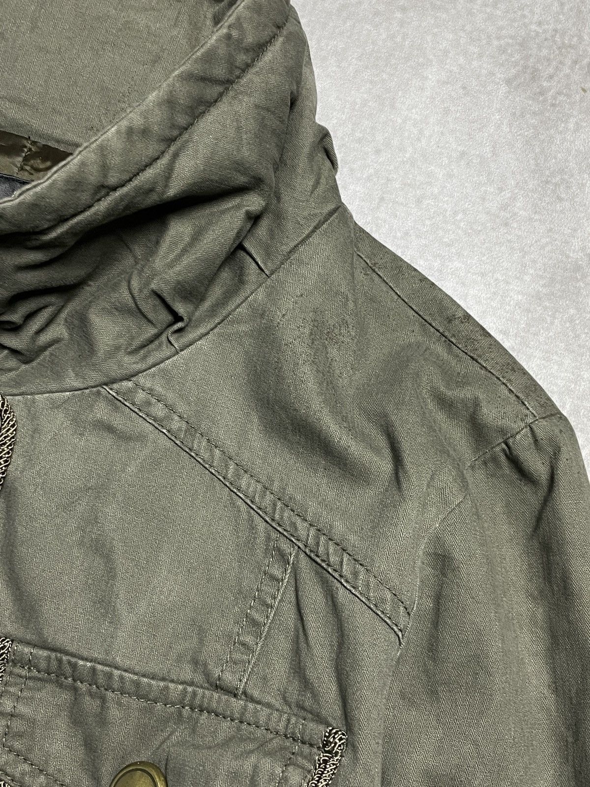 14th Addiction 2000’s Sly Bomber - Cyber Military Cargo Jacket Size US M / EU 48-50 / 2 - 15 Thumbnail