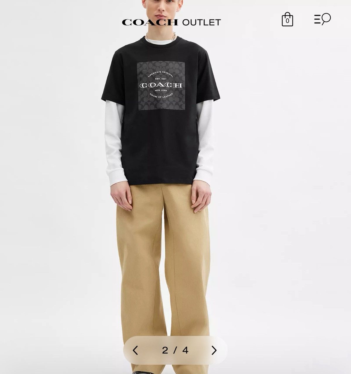 Coach Coach TShirt, still factory sealed. Originally $150 Size US XXL / EU 58 / 5 - 2 Thumbnail